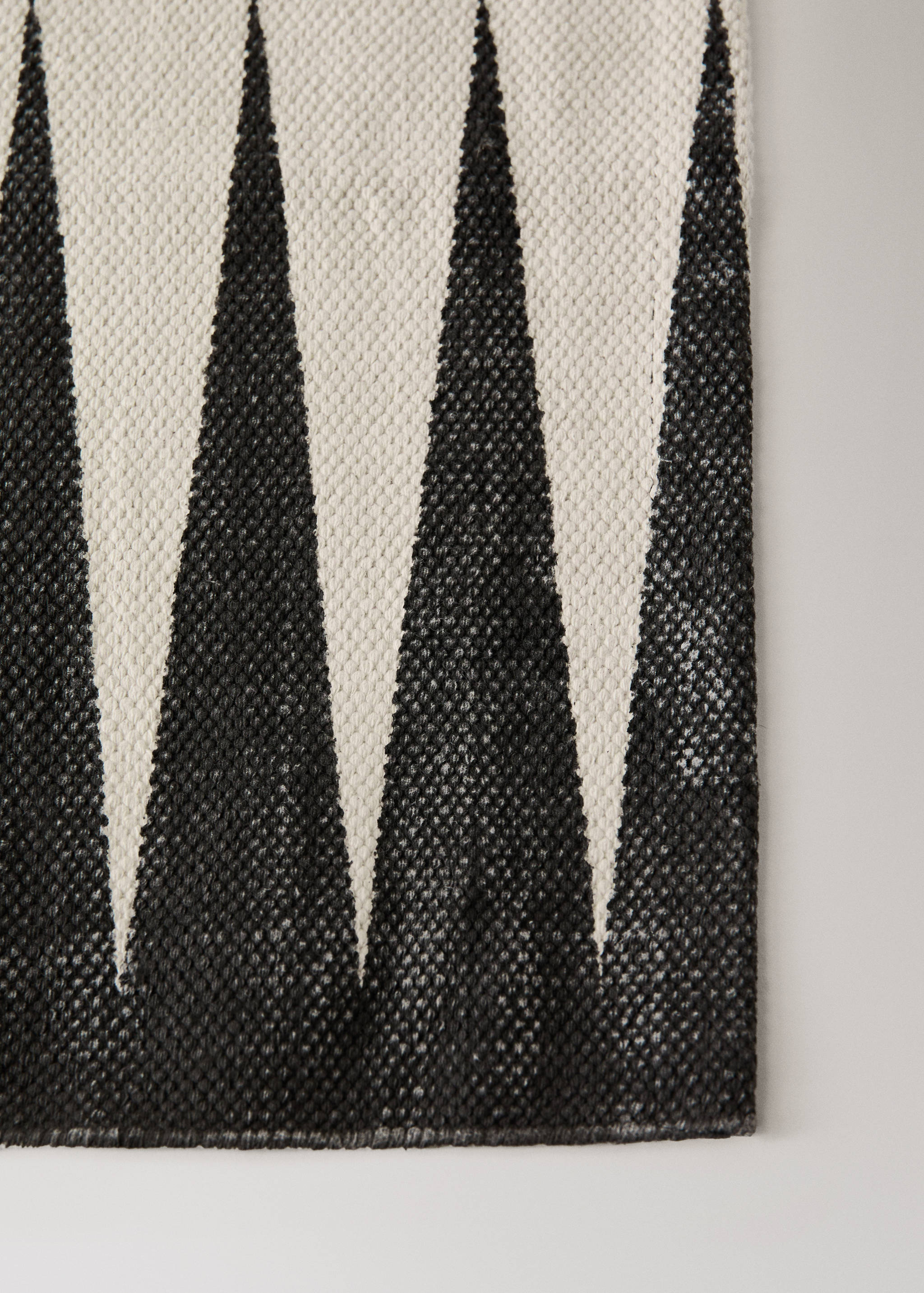 Petit tapis coton imprimé géométrique - Détail de l'article 2