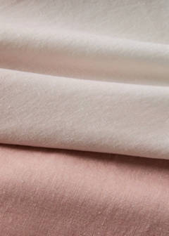 Ombre cotton linen tablecloth design for 8 to 10 guests — Pink 2