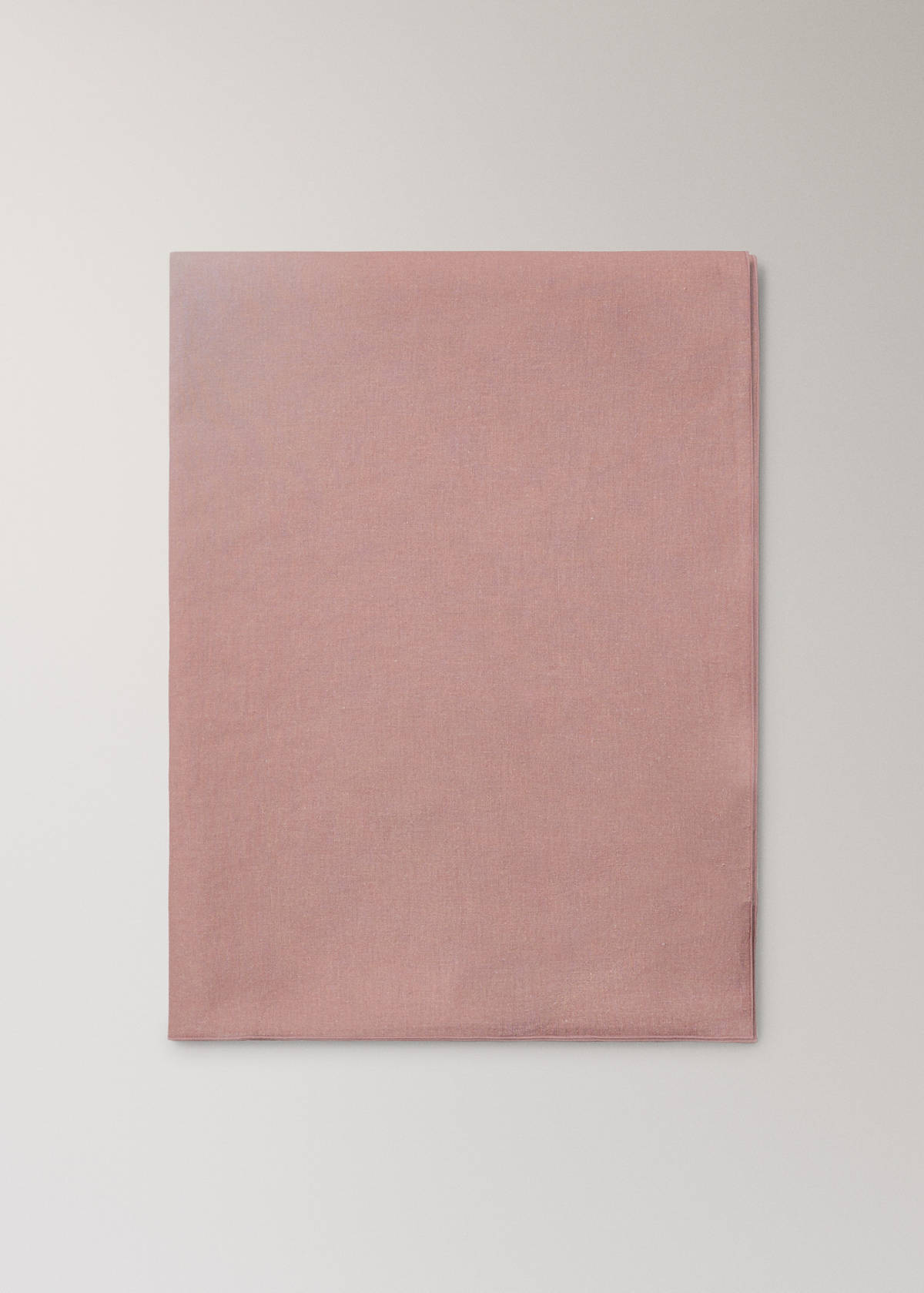 Ombre cotton linen tablecloth design for 8 to 10 guests — Pink