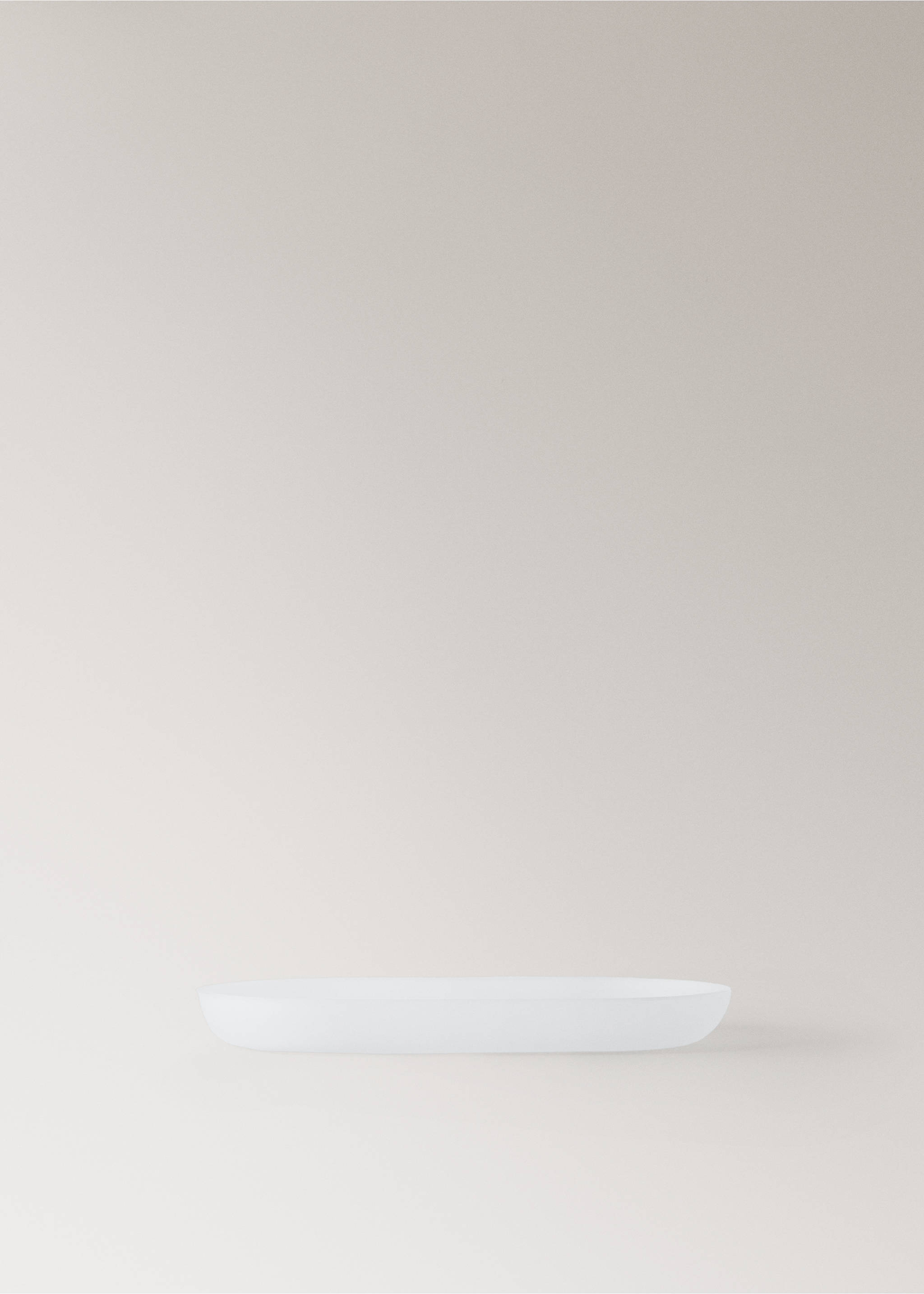 Frosted glass bathroom tray - Article without model, White. Ref: 27033281-00.