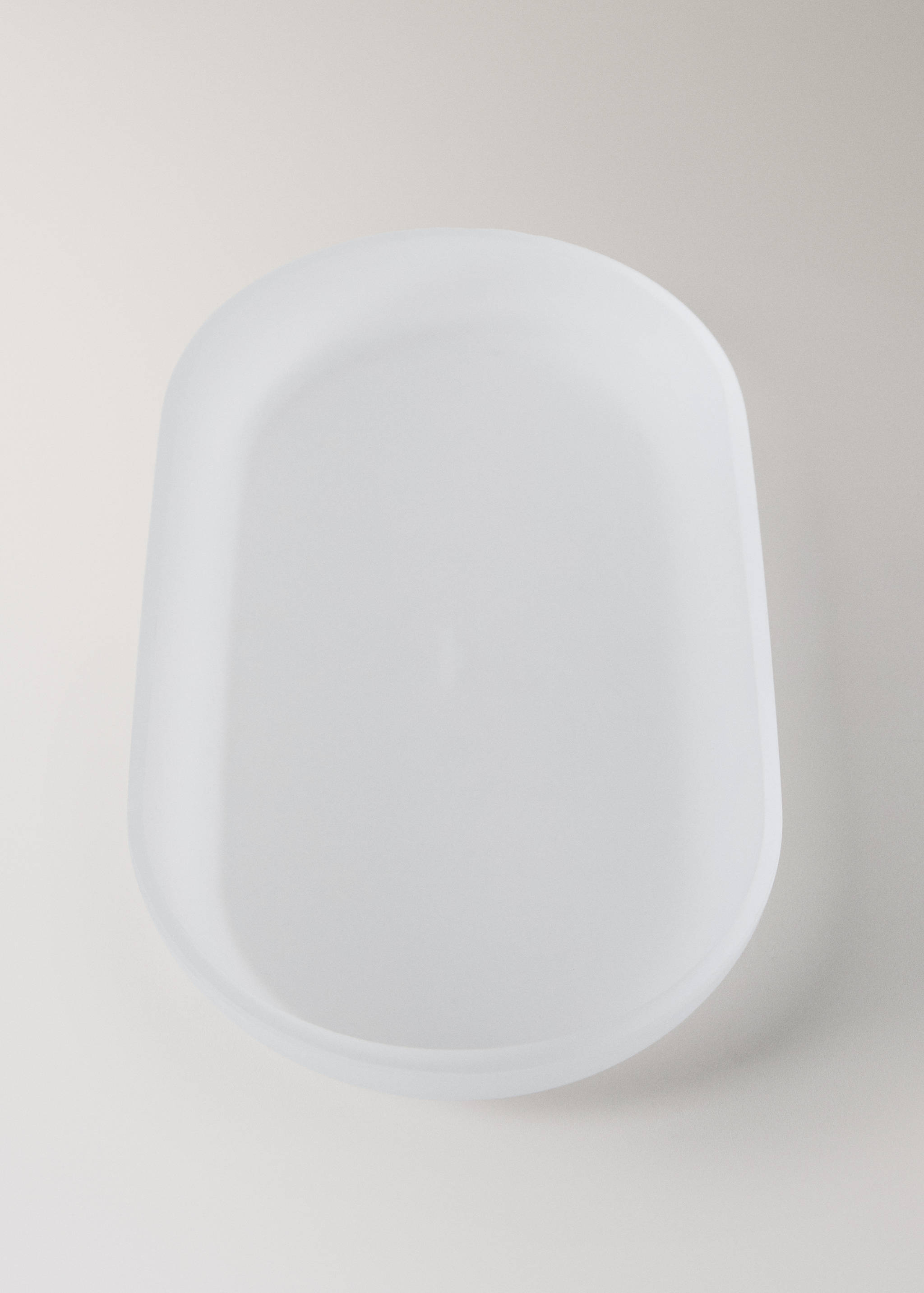 Frosted glass bathroom tray - Details of the article 1