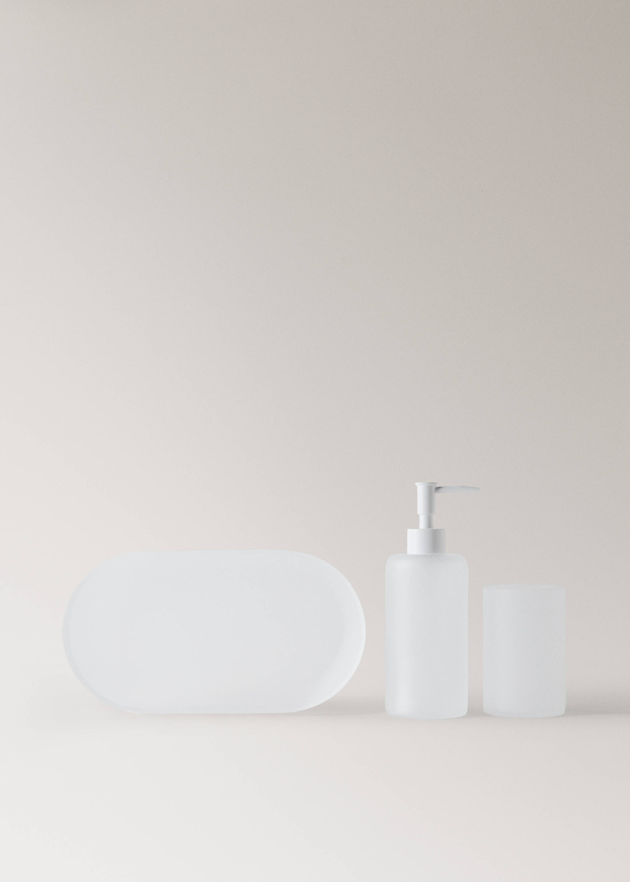 Frosted glass bathroom tray - Details of the article 3