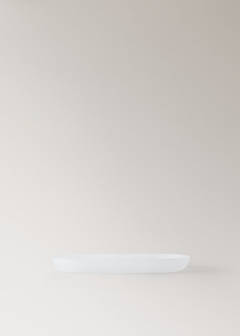 Frosted glass bathroom tray — White 5