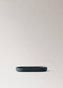 Resin bathroom tray — Charcoal 5