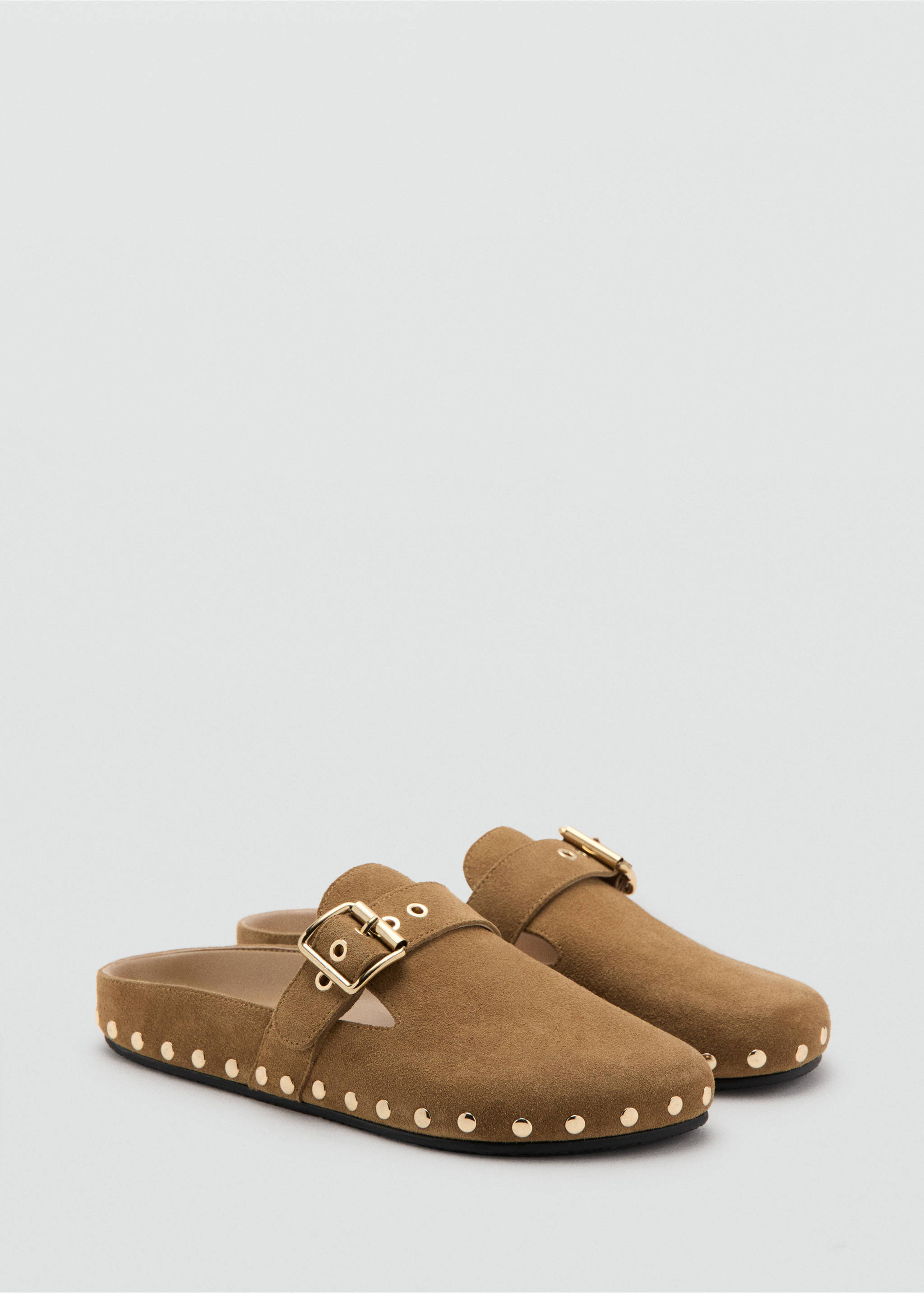 Zımbalı deri ayakkabı - Orta plan, Kum Beji. Ref: 27033287-00.