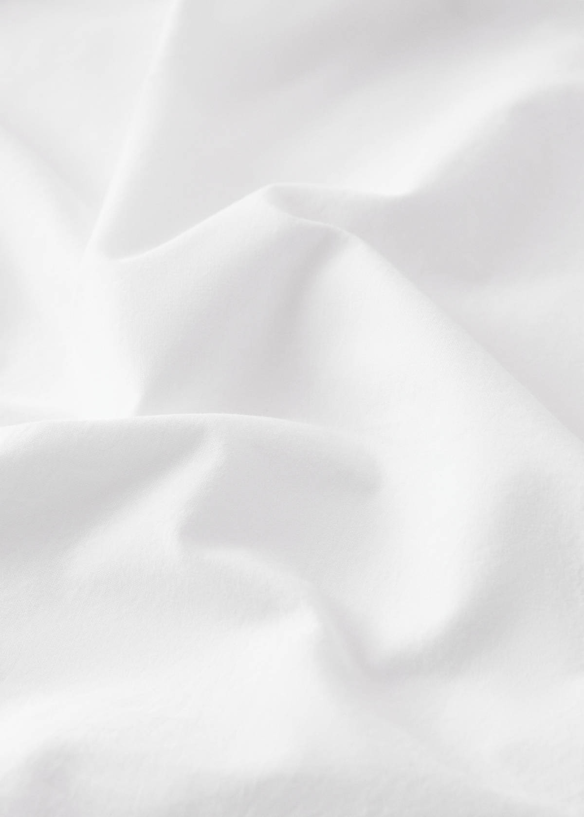 Washed cotton flat sheet with linen border for 150/160cm bed — Sand