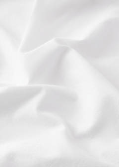 Washed cotton flat sheet with linen border for 150/160cm bed — Sand 4
