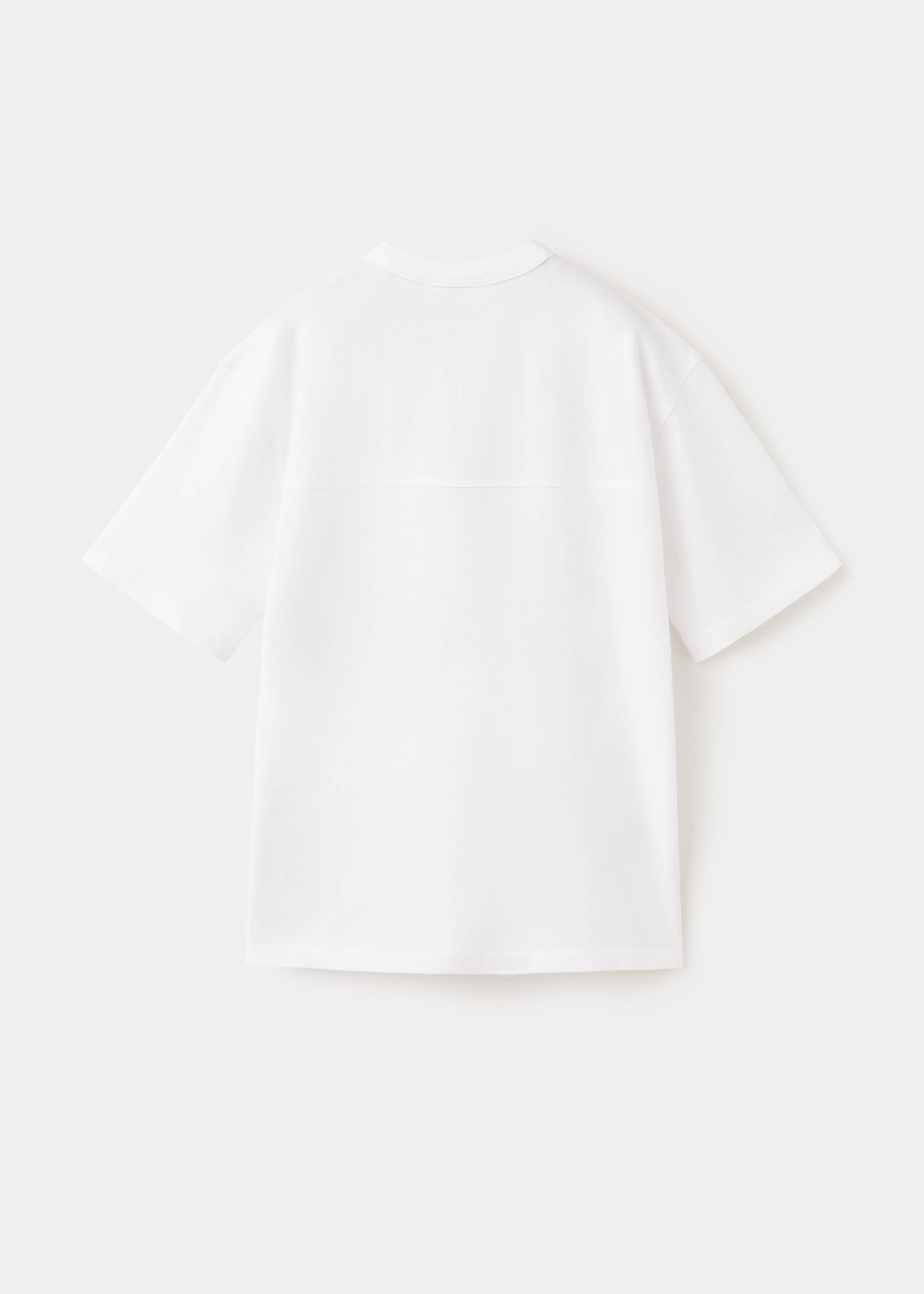 Camiseta algodón detalle bolsillo - Reverso del artículo