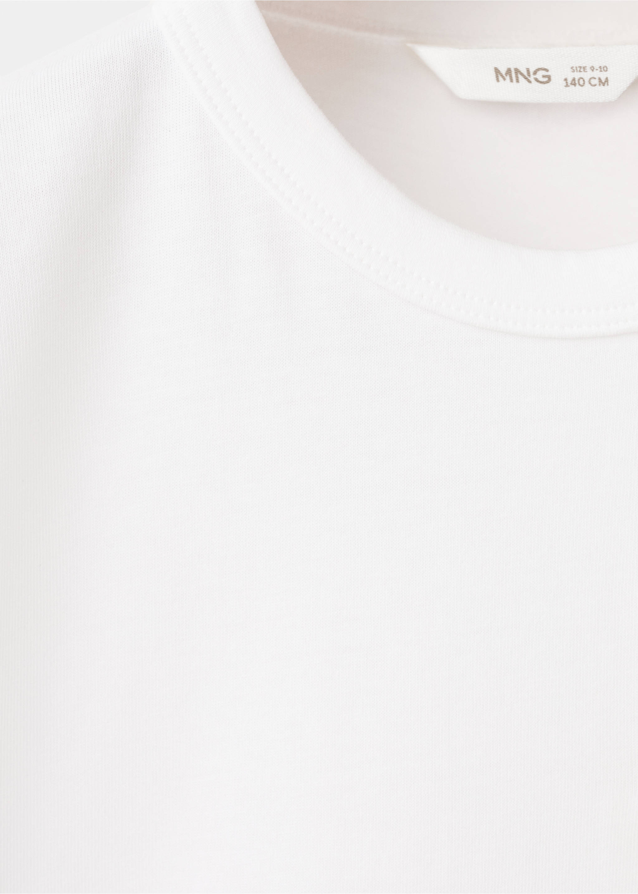 Camiseta algodón detalle bolsillo - Detalle del artículo 8, Blanco. Ref: 27033292-00.