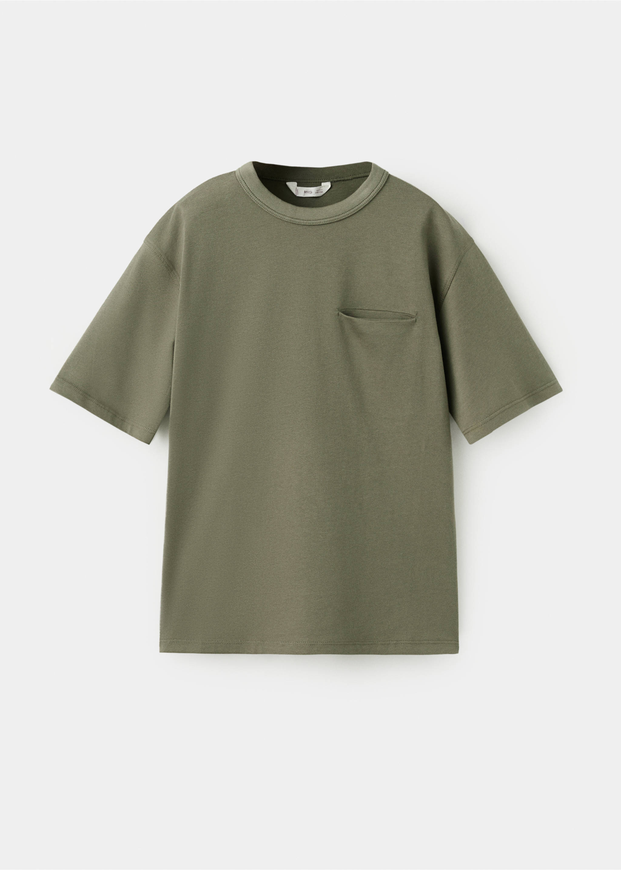 Camiseta algodón detalle bolsillo - Artículo sin modelo, Khaki. Ref: 27033292-00.