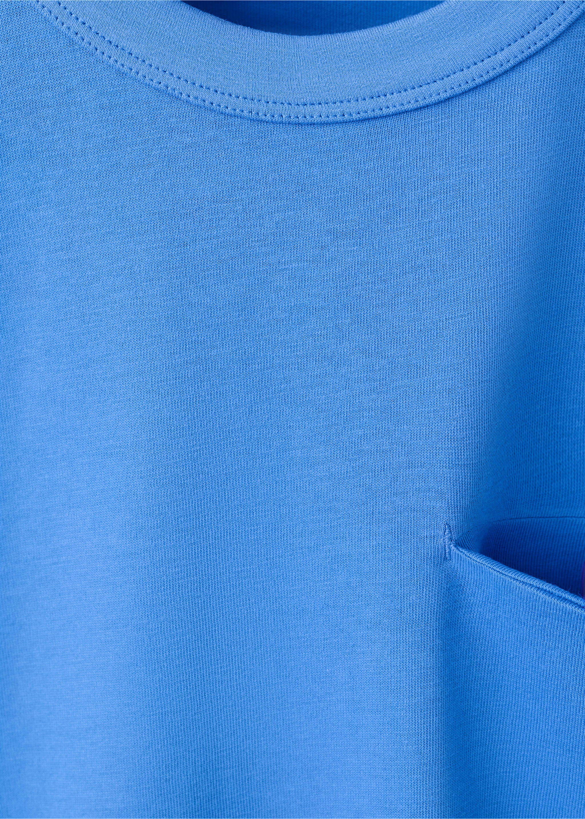 Camiseta algodón detalle bolsillo - Detalle del artículo 8, Azul. Ref: 27033292-00.