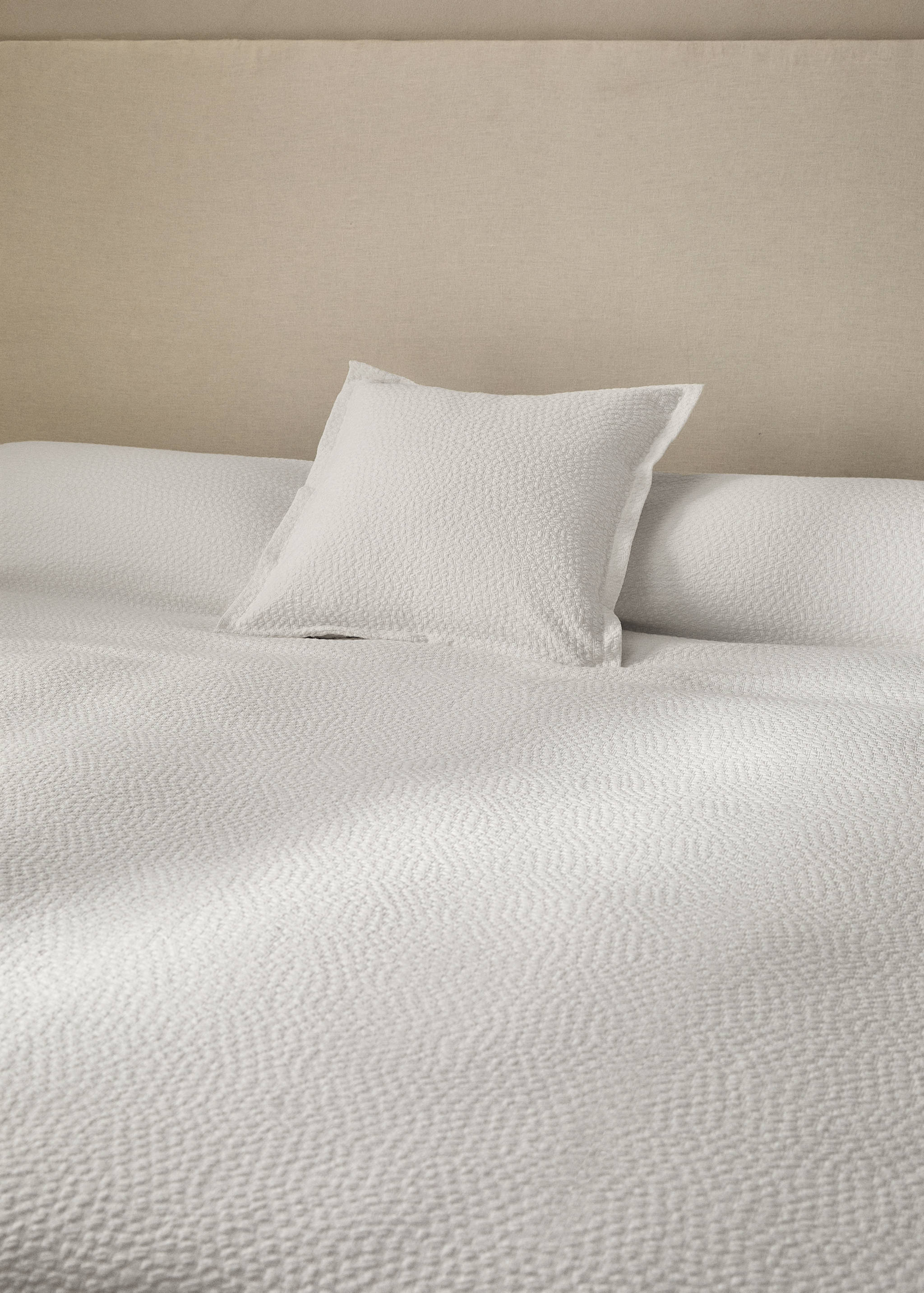 Jacquard cotton textured bedspread for 180/200 cm bed - Details of the article 7
