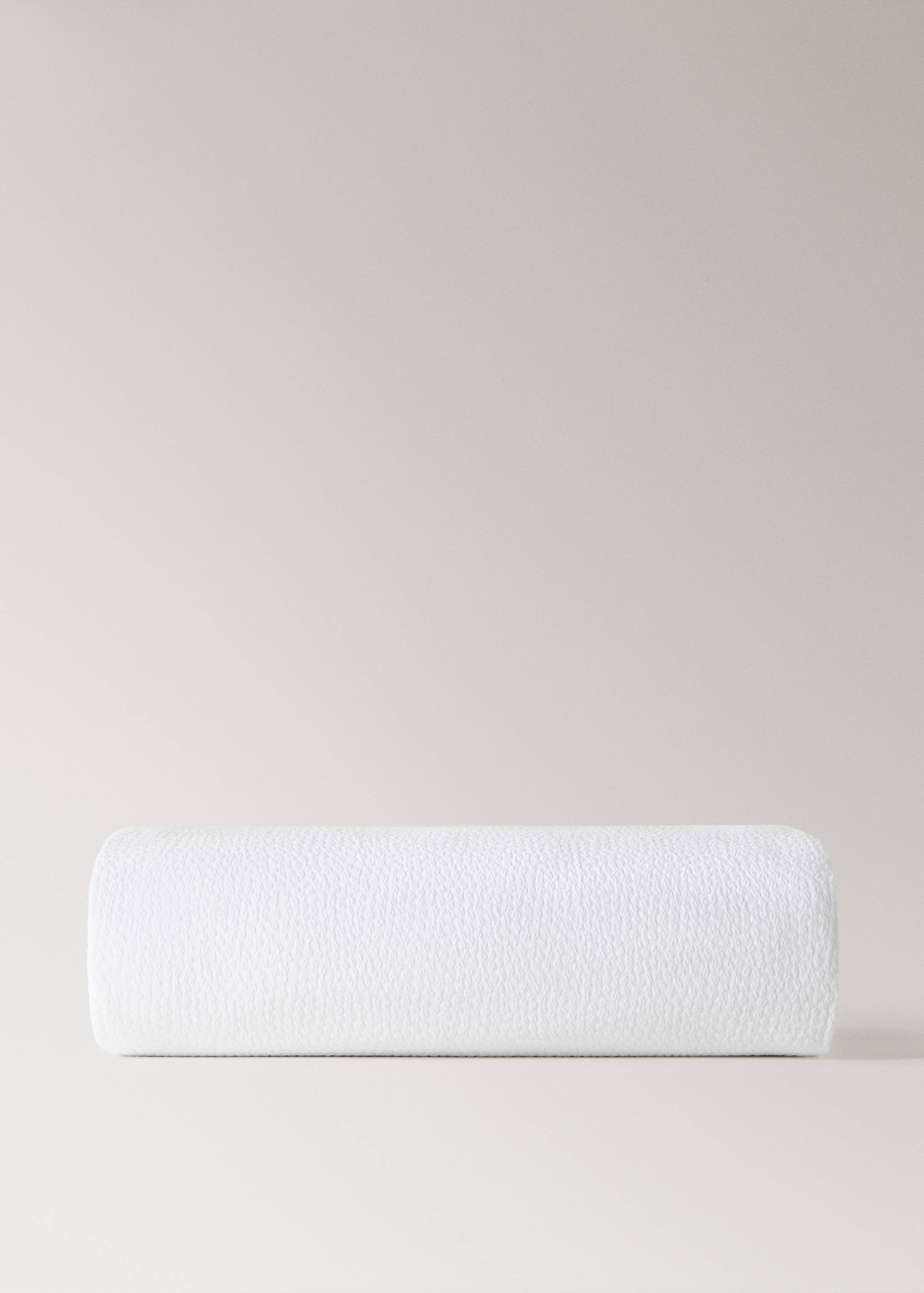 Couvre-lit coton jacquard texture lit 180/200 cm - Article sans modèle