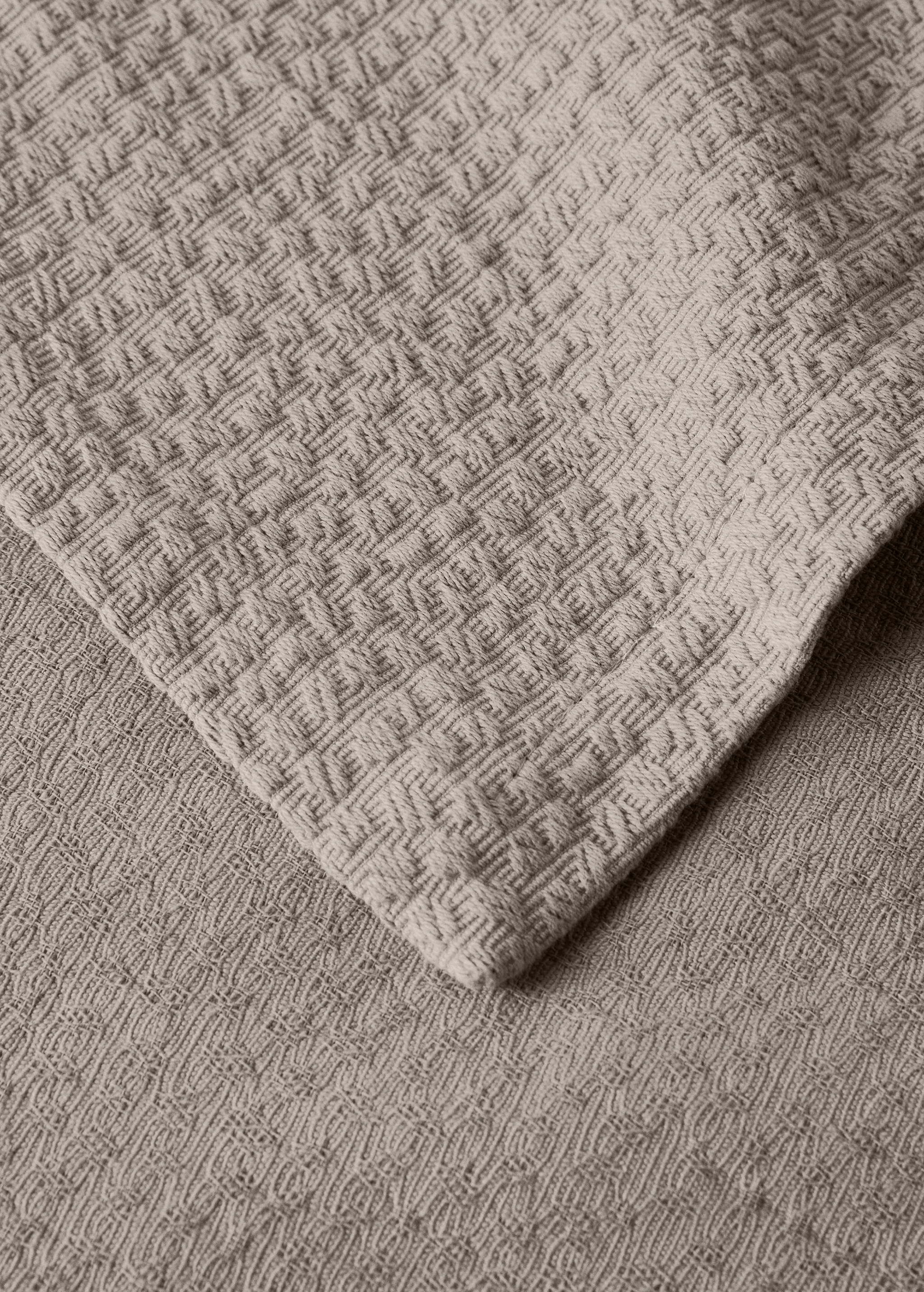 Jacquard cotton textured bedspread for 180/200 cm bed - Details of the article 1