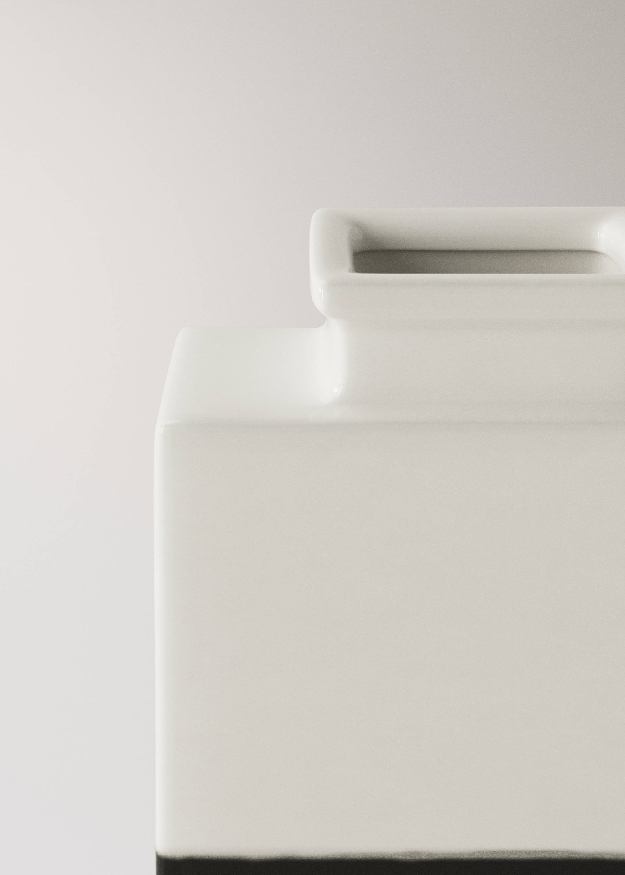 Small bicolour stoneware vase - Details of the article 1