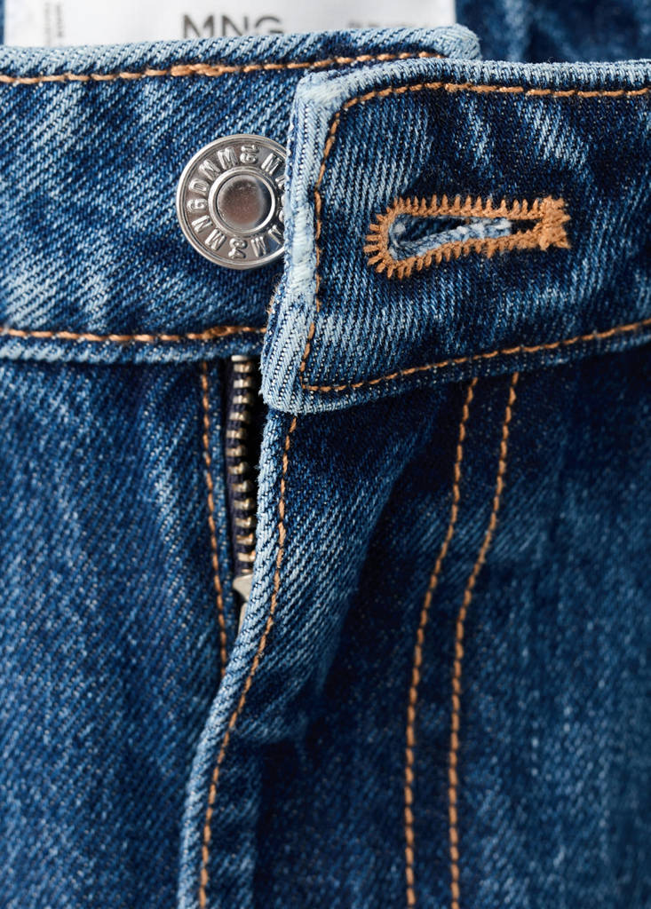 Mid-rise balloon jeans — Dark Blue