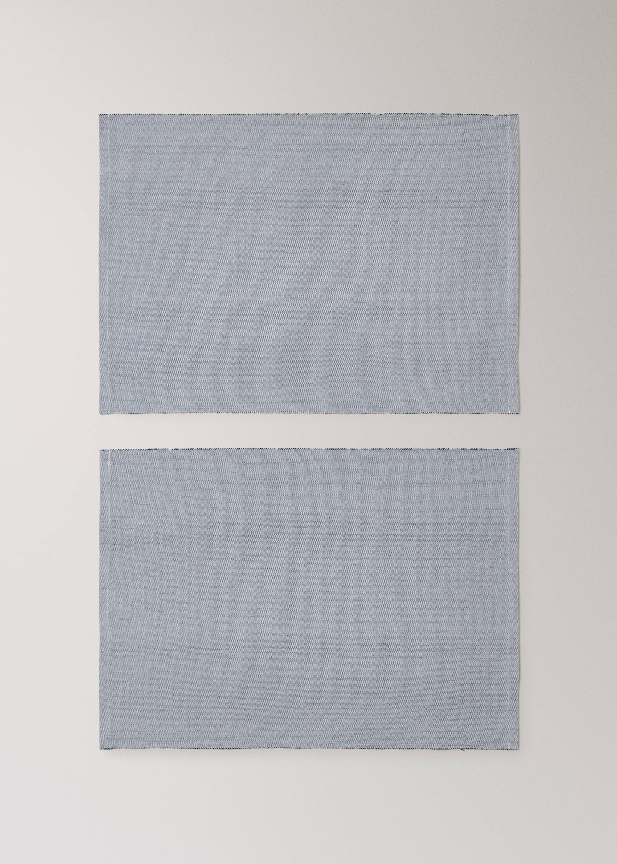 Sets de table en coton chambray - Article sans modèle