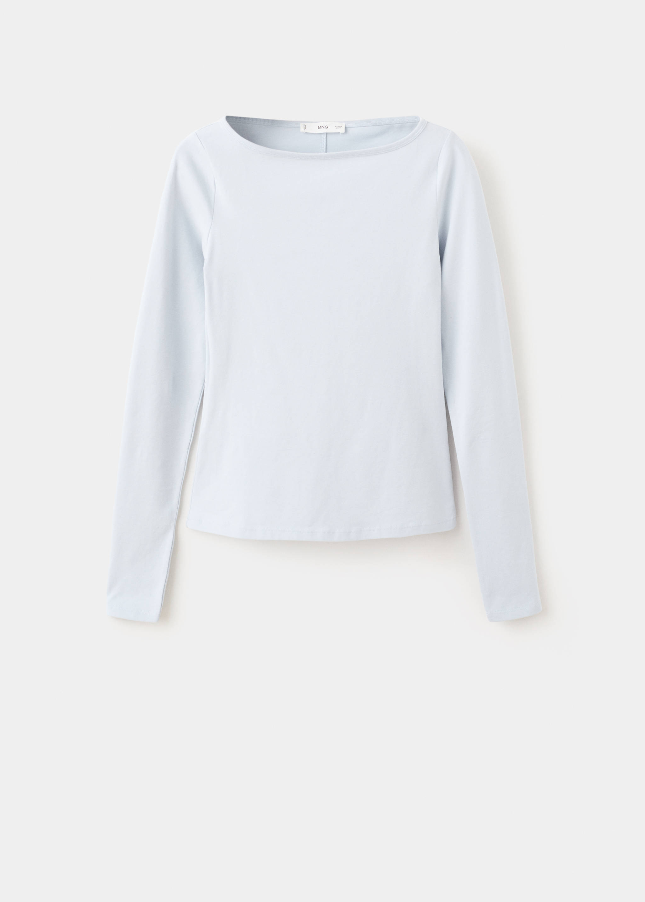 Camiseta cuello barco algodón - Artículo sin modelo