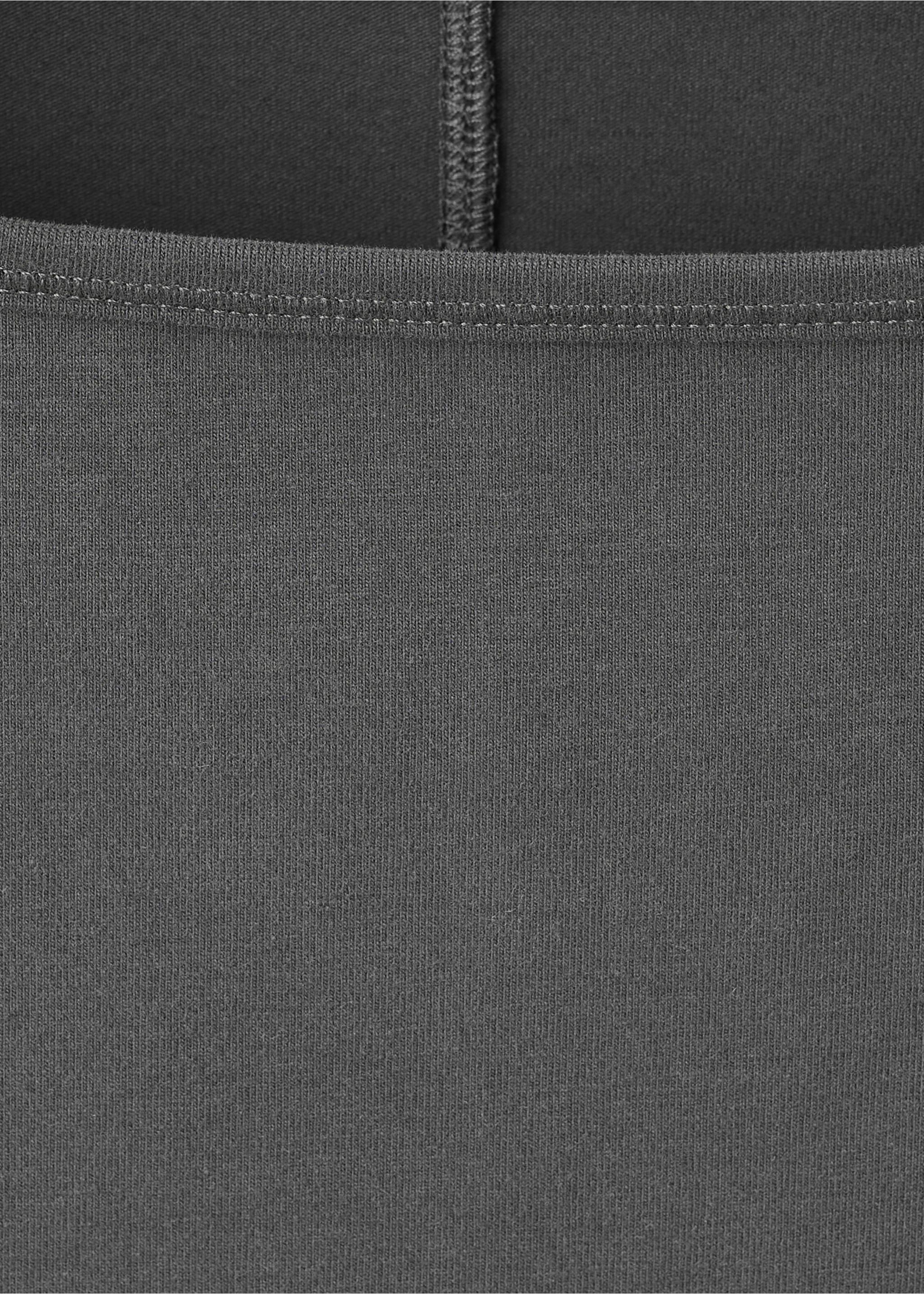 เสื้อยืดคอปาดผ้าฝ้าย - รายละเอียดของสินค้า 0, สีดำถ่าน. Ref: 27033306-00.