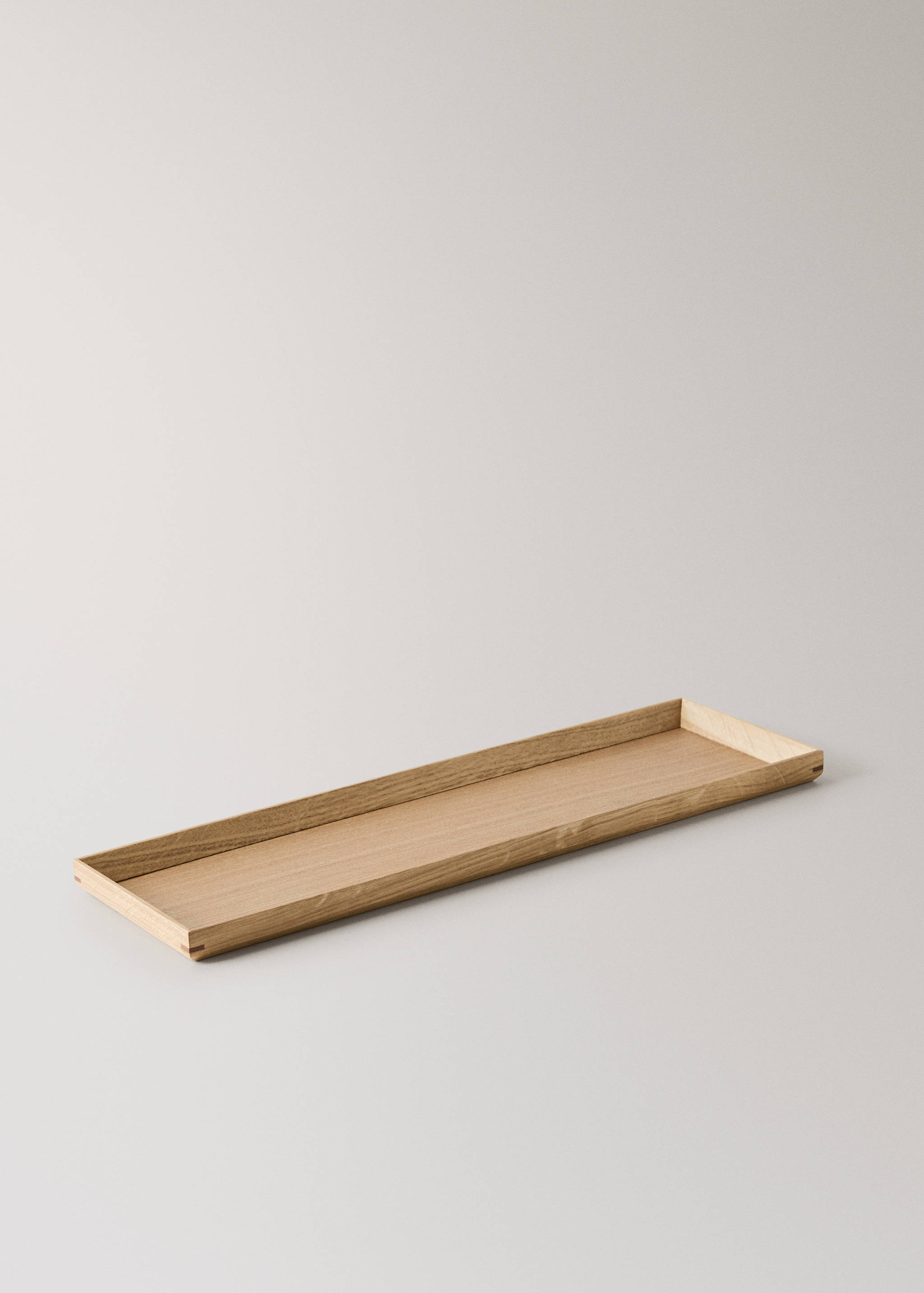 Stor rektangulär dekorationsbricka i ekträ - Detaljer om artikeln 1