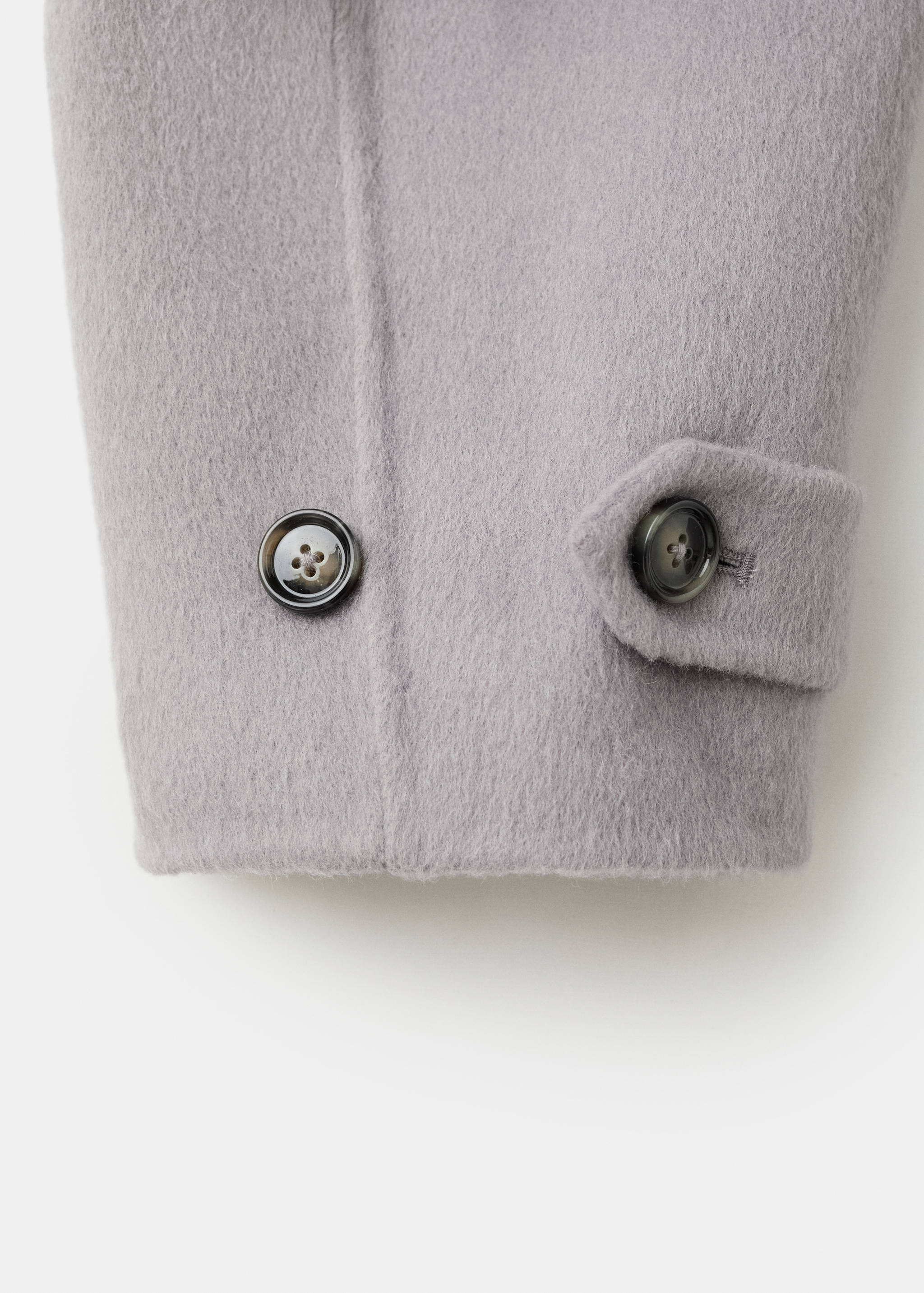 Wool funnel-neck jacket - Details of the article 8