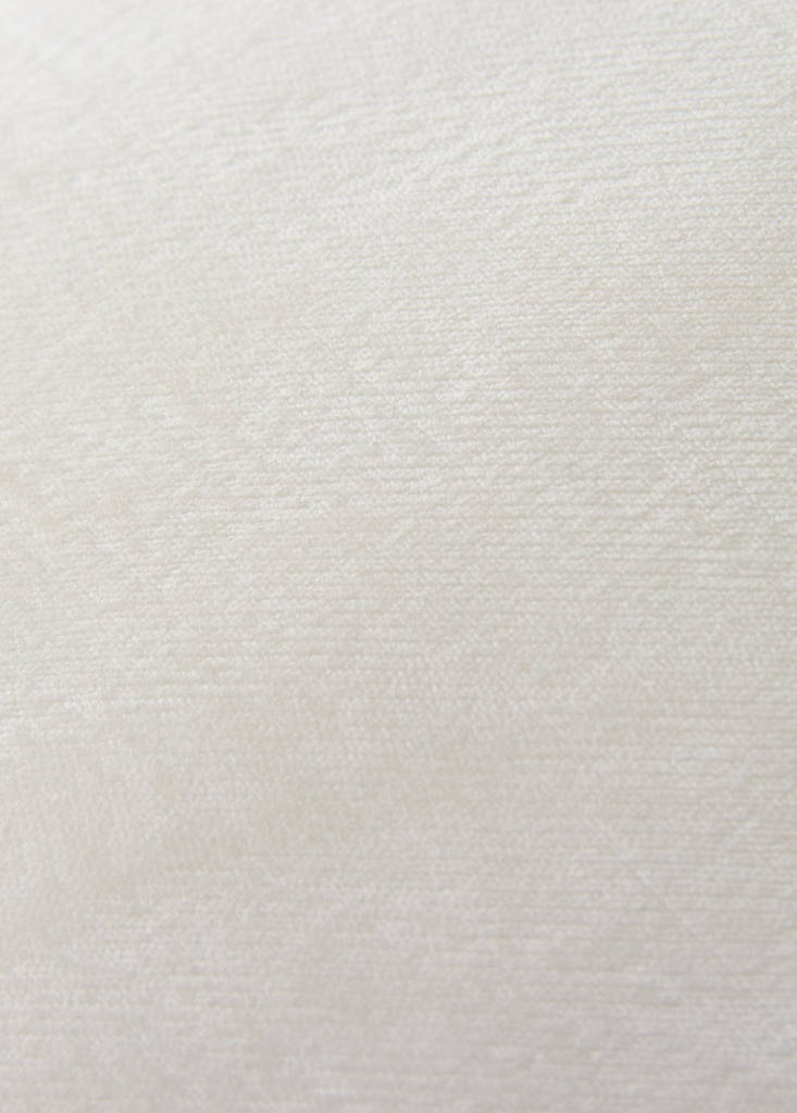 Velvet cushion cover 45x45 cm — Ecru