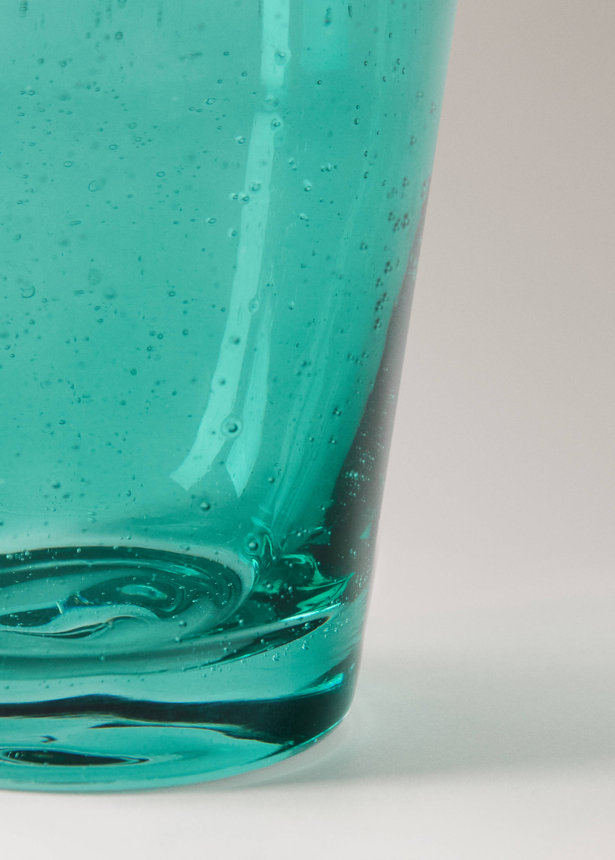 Coloured bubble glass vase - Details of the article 2