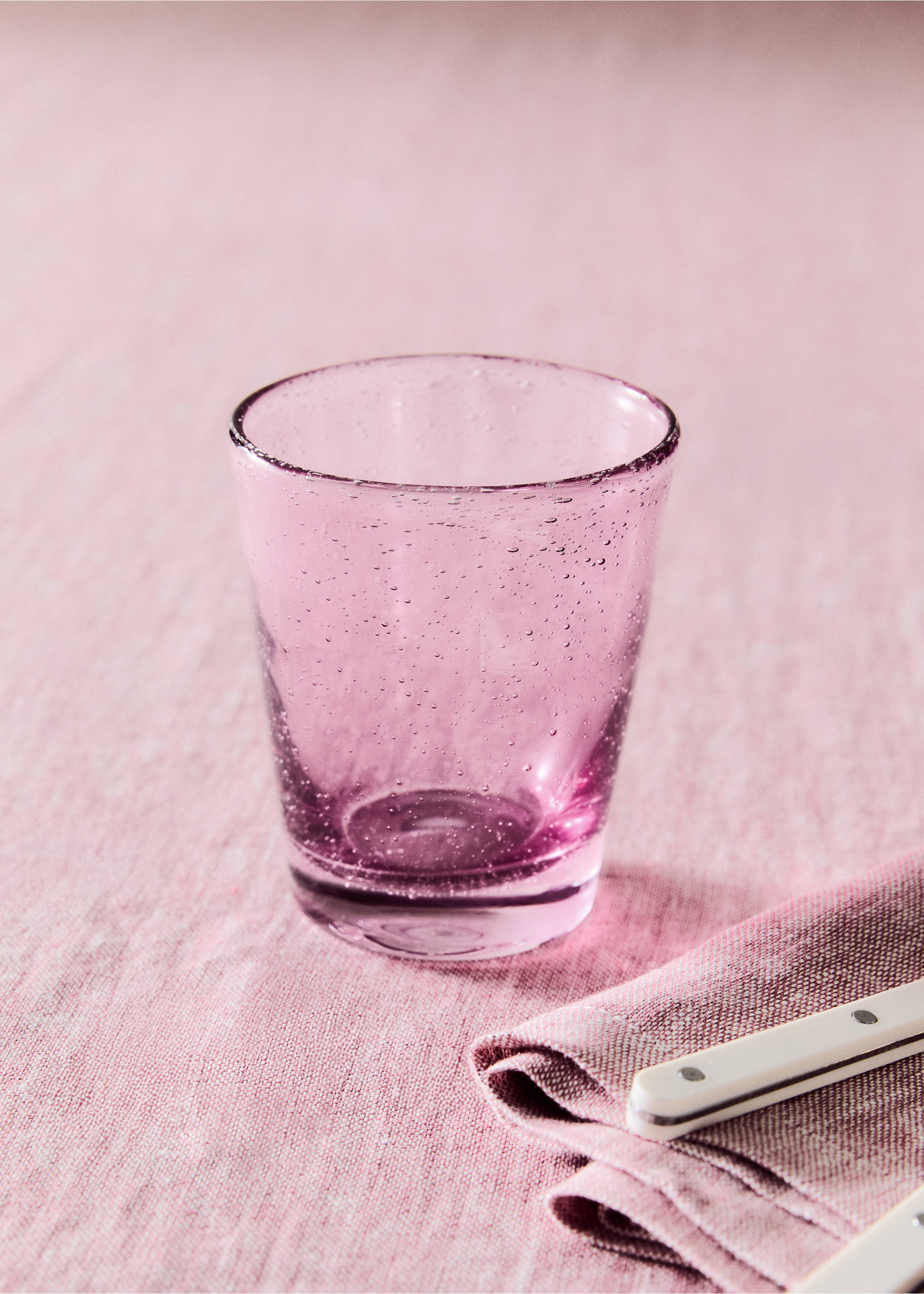 Coloured bubble glass vase - General plane, Purple. Ref: 27033314-00.
