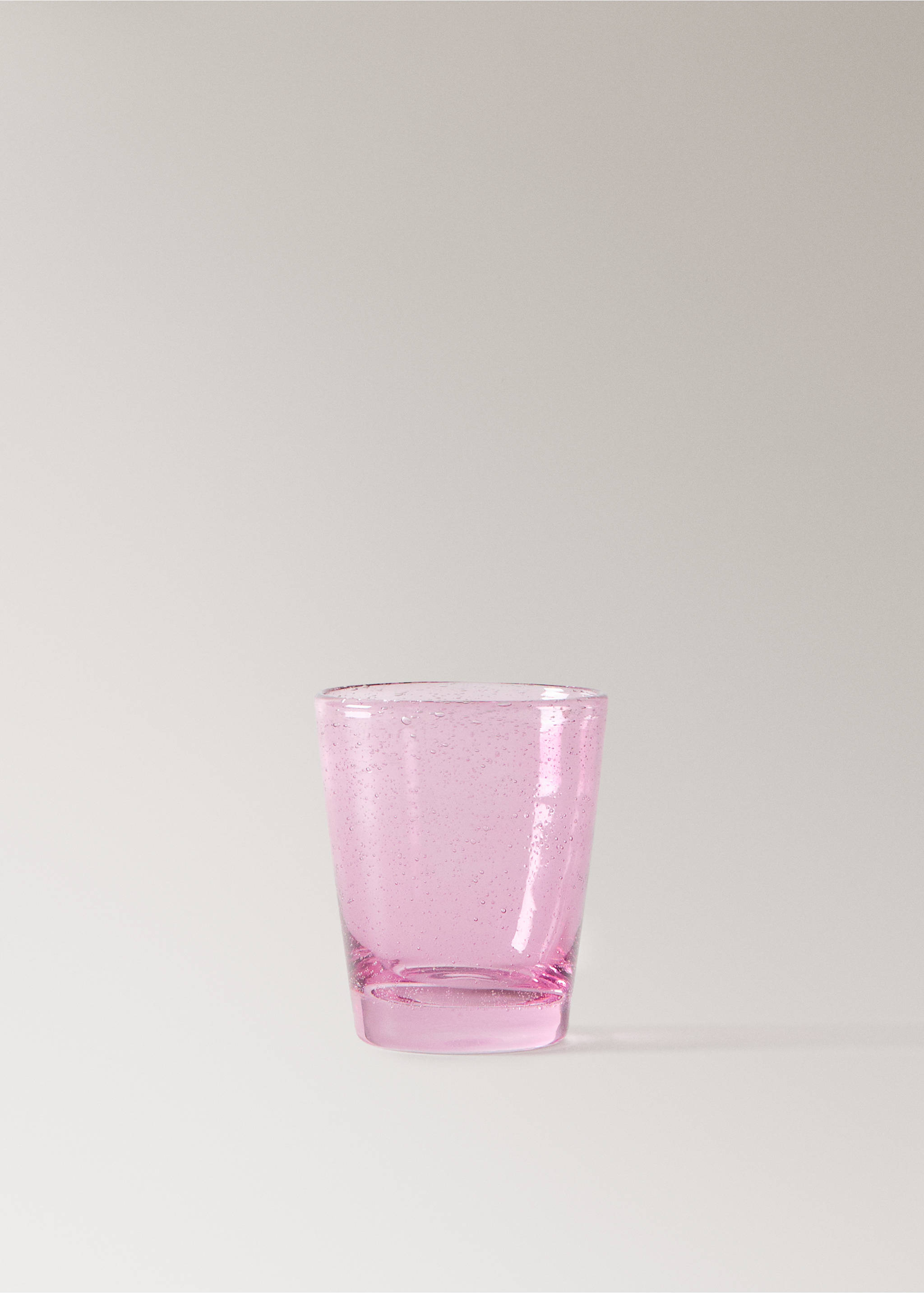 Coloured bubble glass vase - Article without model, Purple. Ref: 27033314-00.