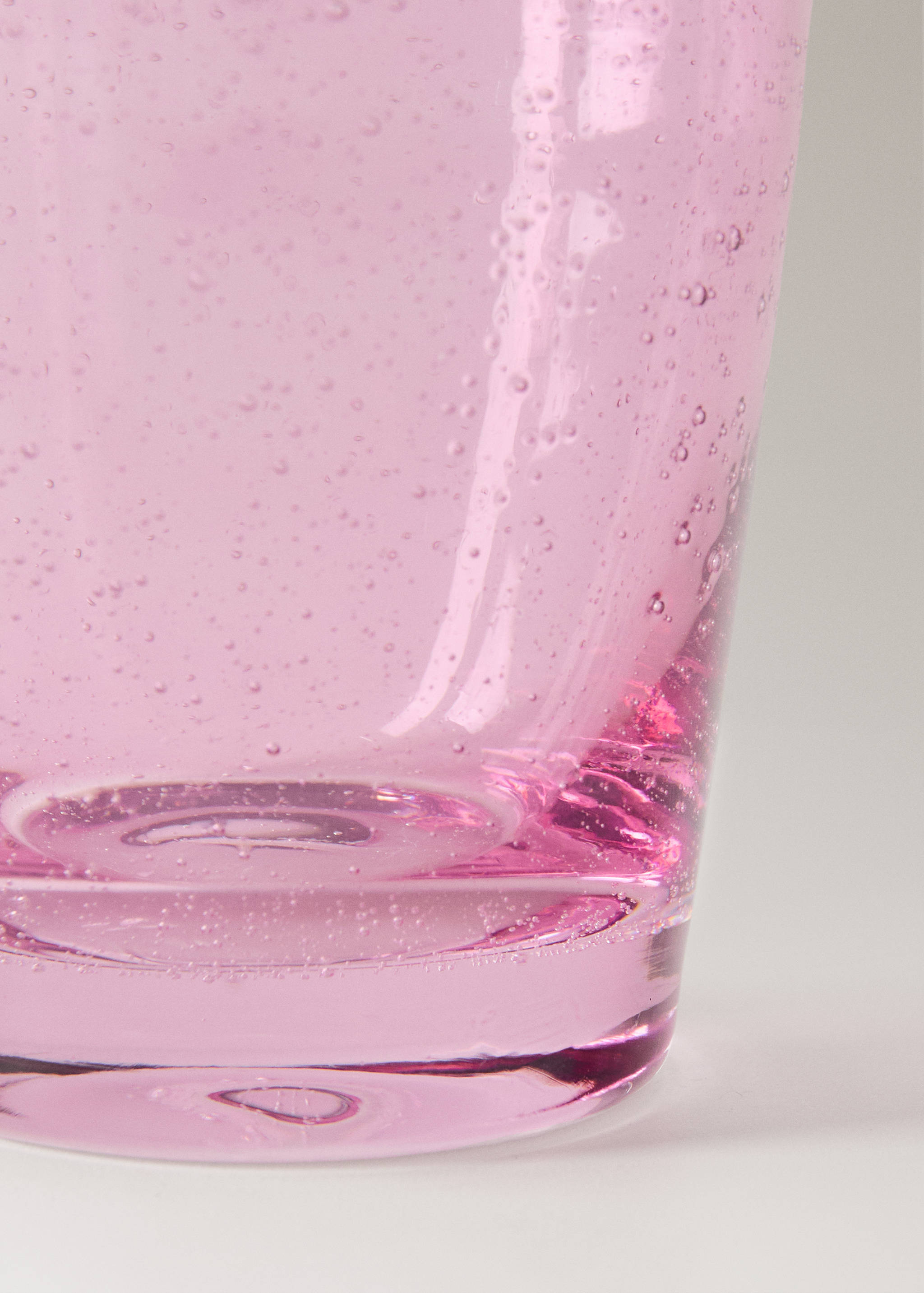 Coloured bubble glass vase - Details of the article 2