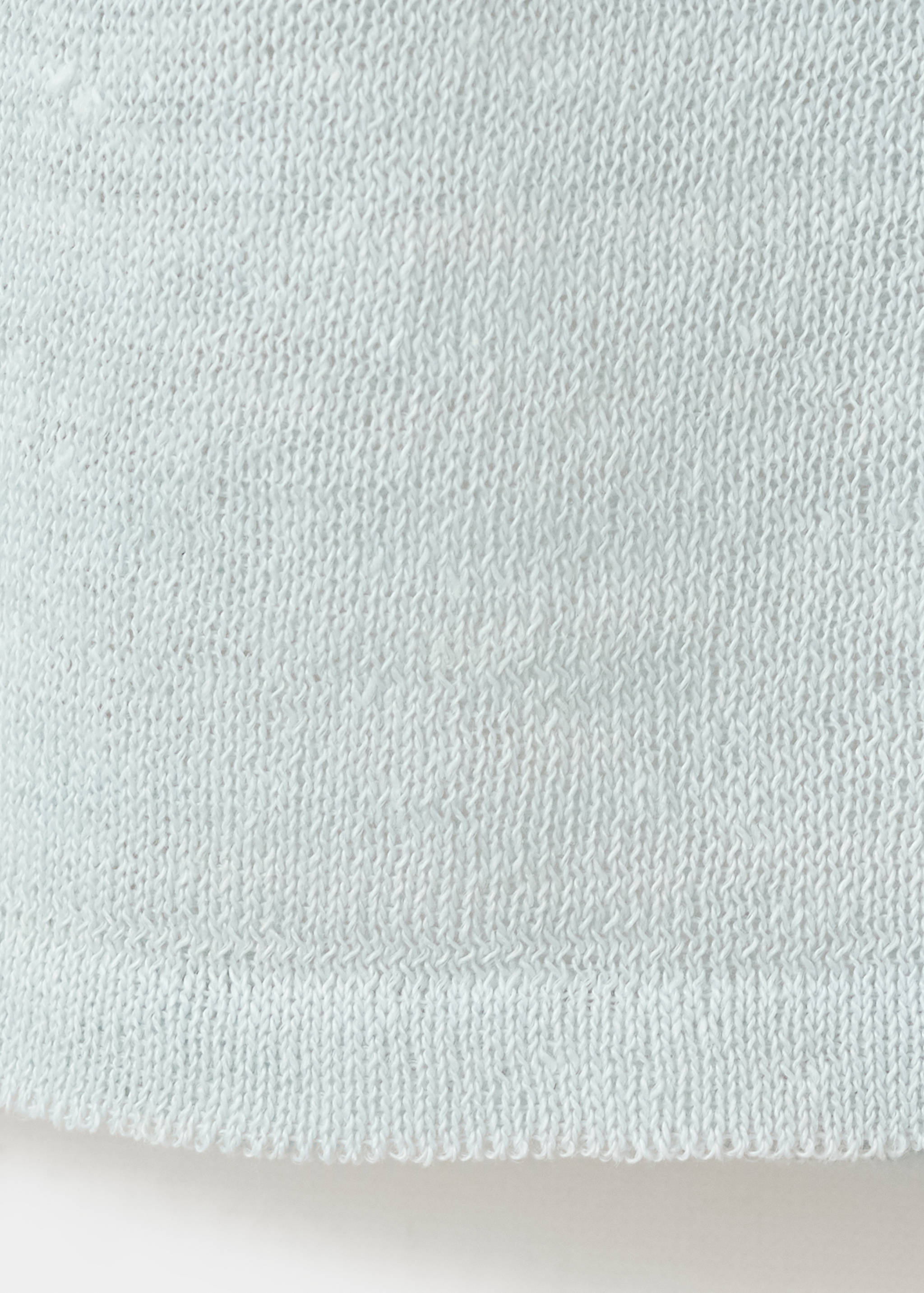 Fine knit linen cardigan - Details of the article 0