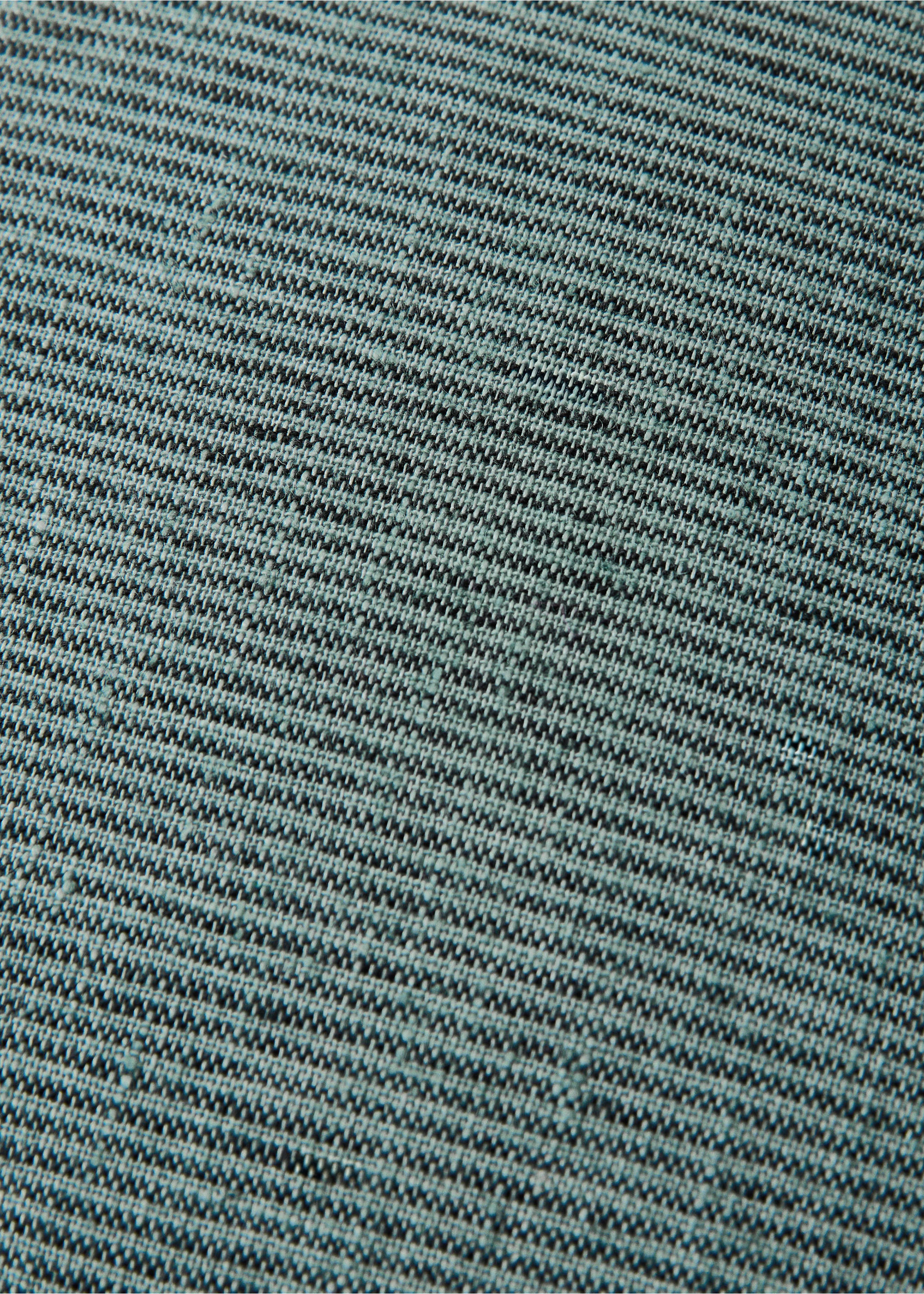 Μαξιλαροθήκη λινή φινίρισμα ραφή 50x50 εκ - Λεπτομέρεια του προϊόντος 3, Πράσινο. Ref: 27033317-00.