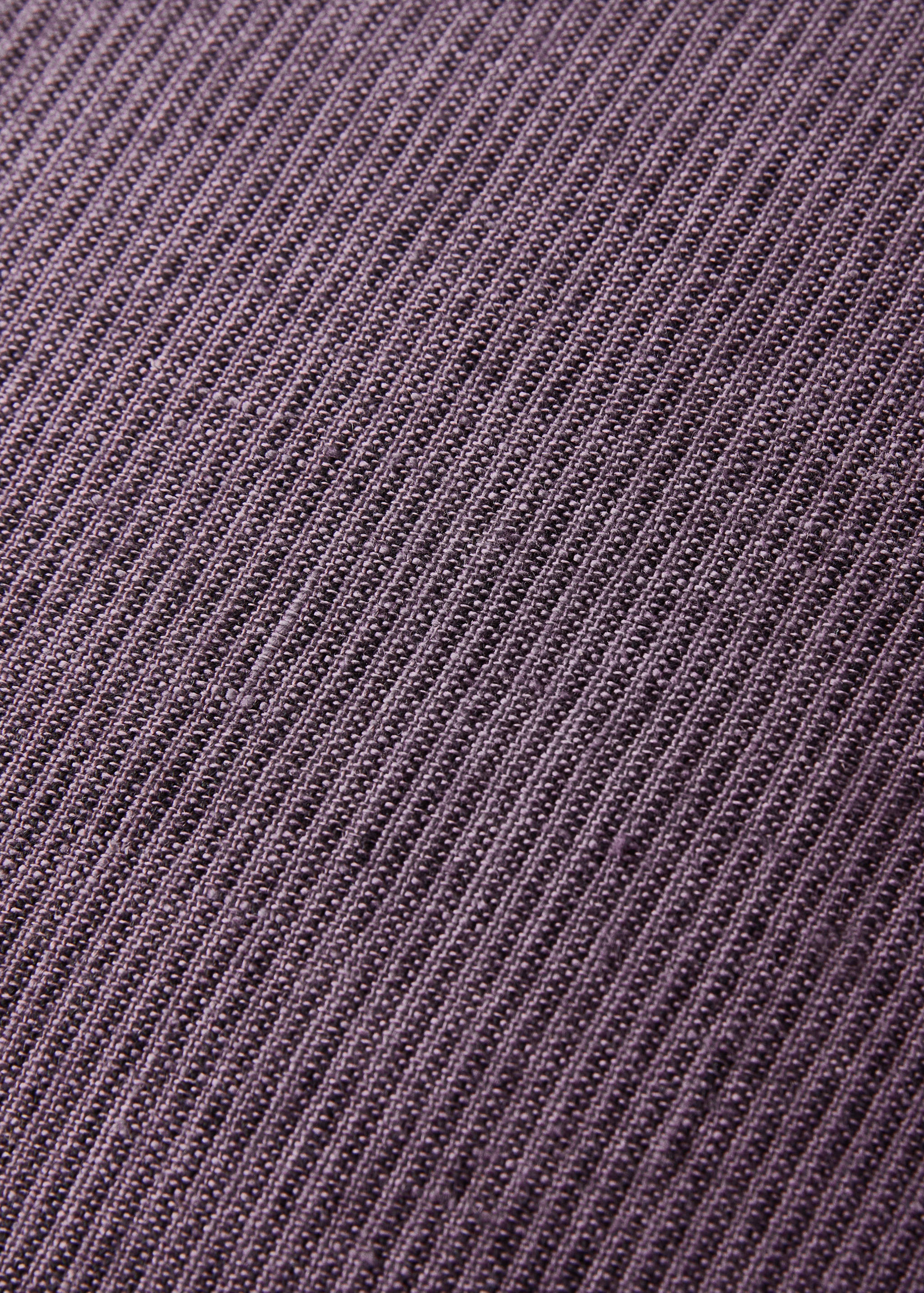 Linen cushion cover with topstitch finish 50x50 cm - Details of the article 3