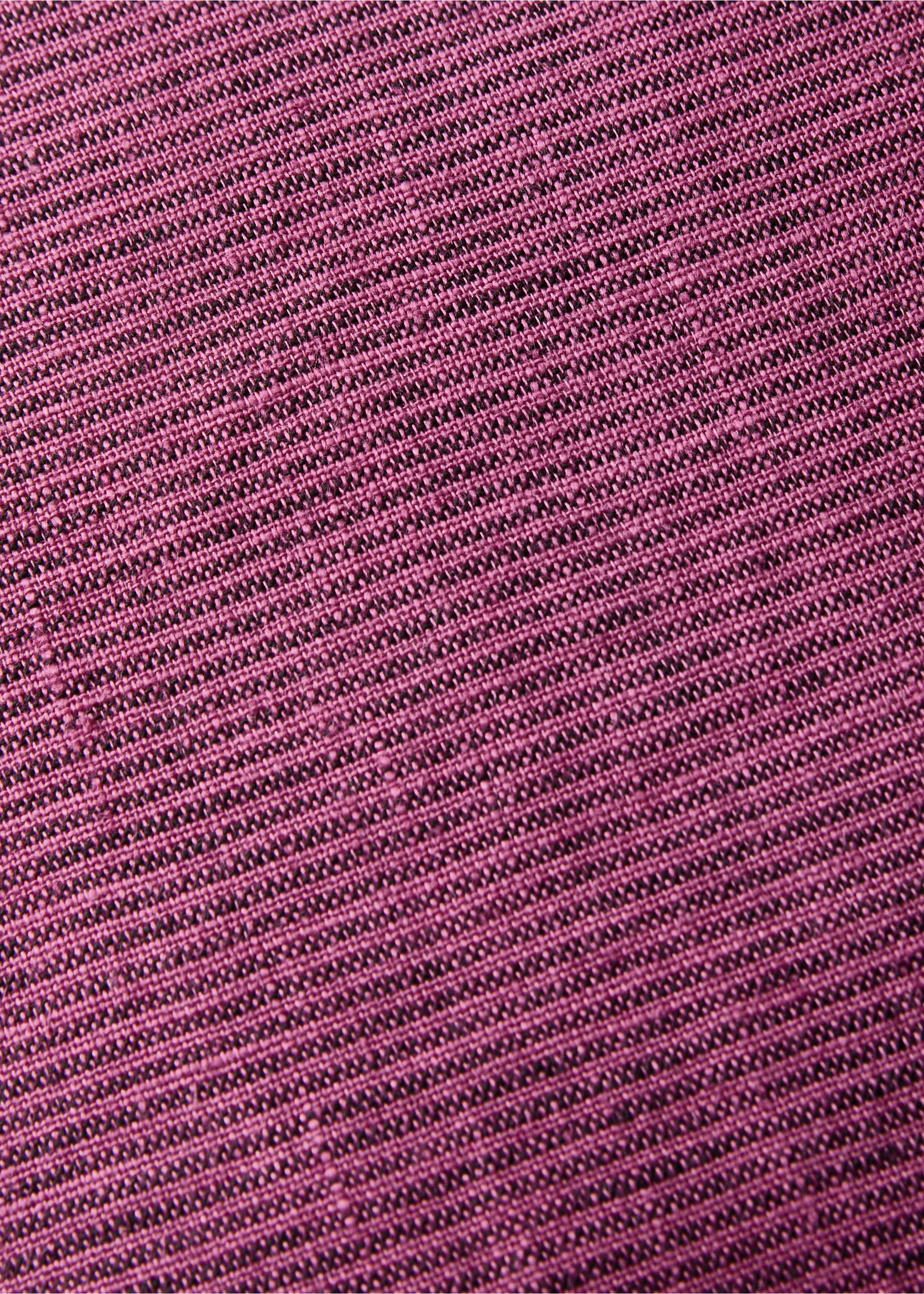Kissenbezug aus Leinen mit Steppnaht, 50 x 50 cm - Detail des Artikels 3, Rosa. Ref: 27033317-00.