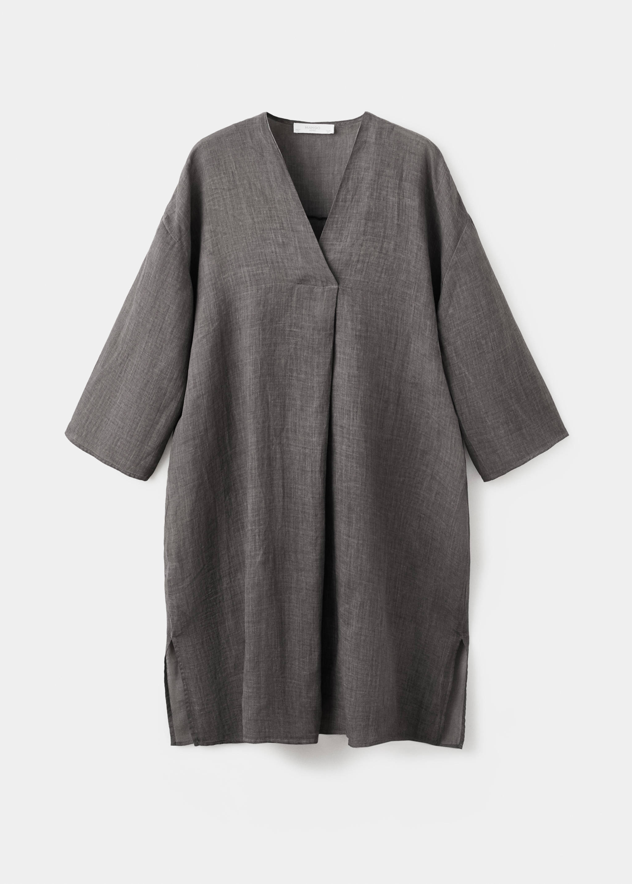 100% ramie kaftan with an overdyed effect - Article without model