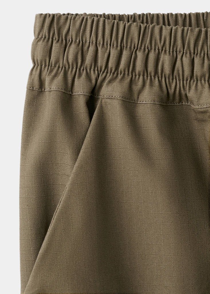 Long cotton pyjama trousers — Khaki