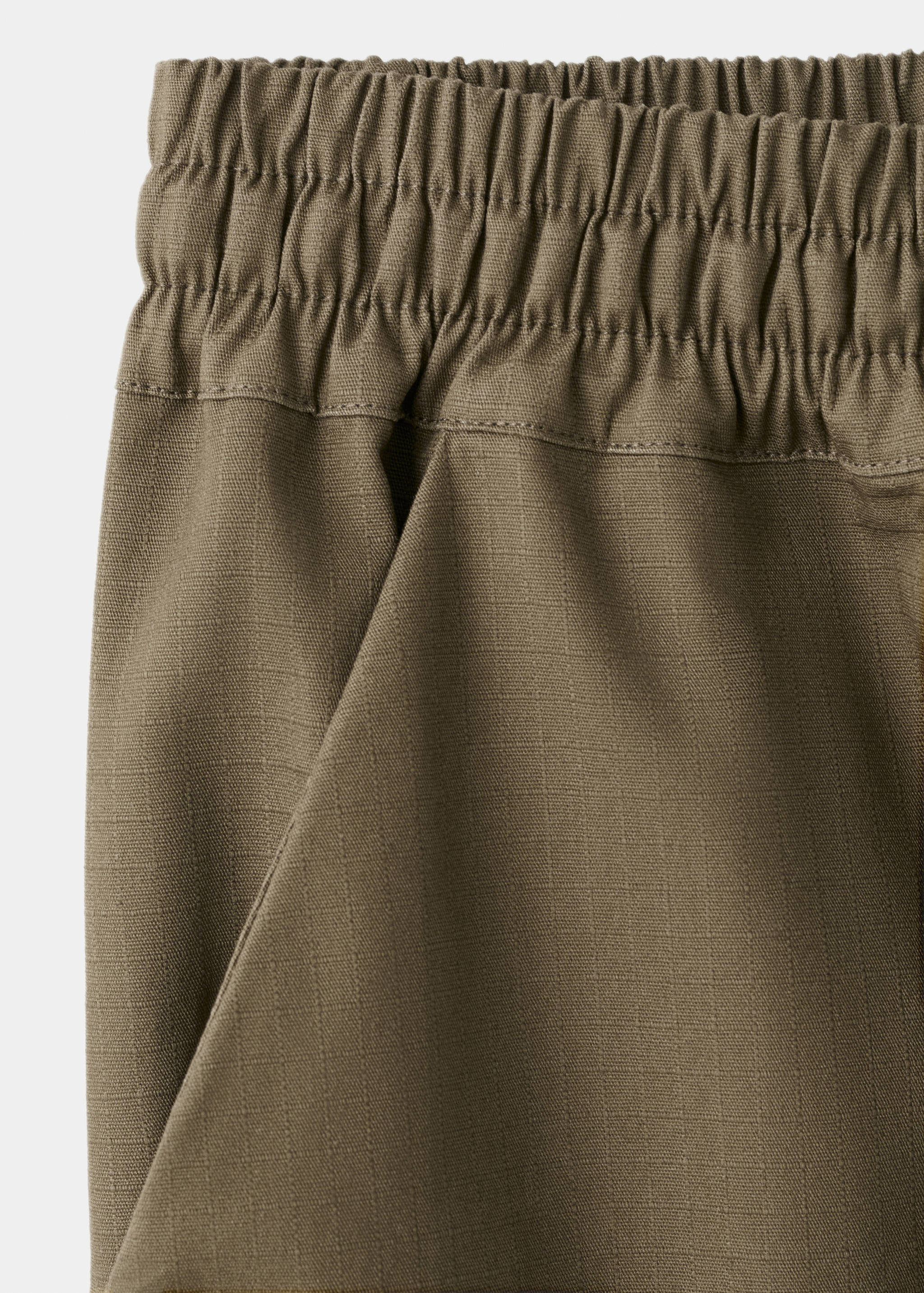 Long cotton pyjama trousers - Details of the article 8
