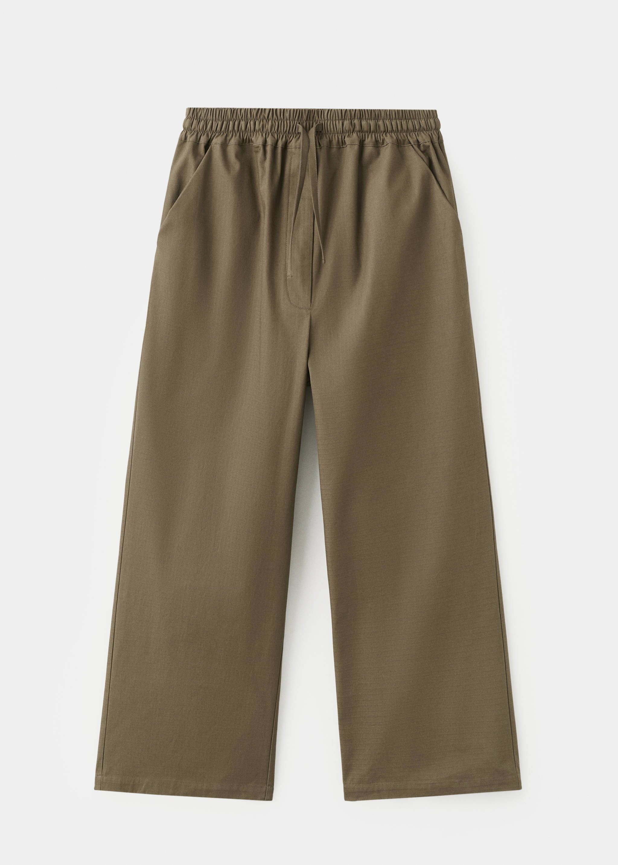 Long cotton pyjama trousers - Article without model