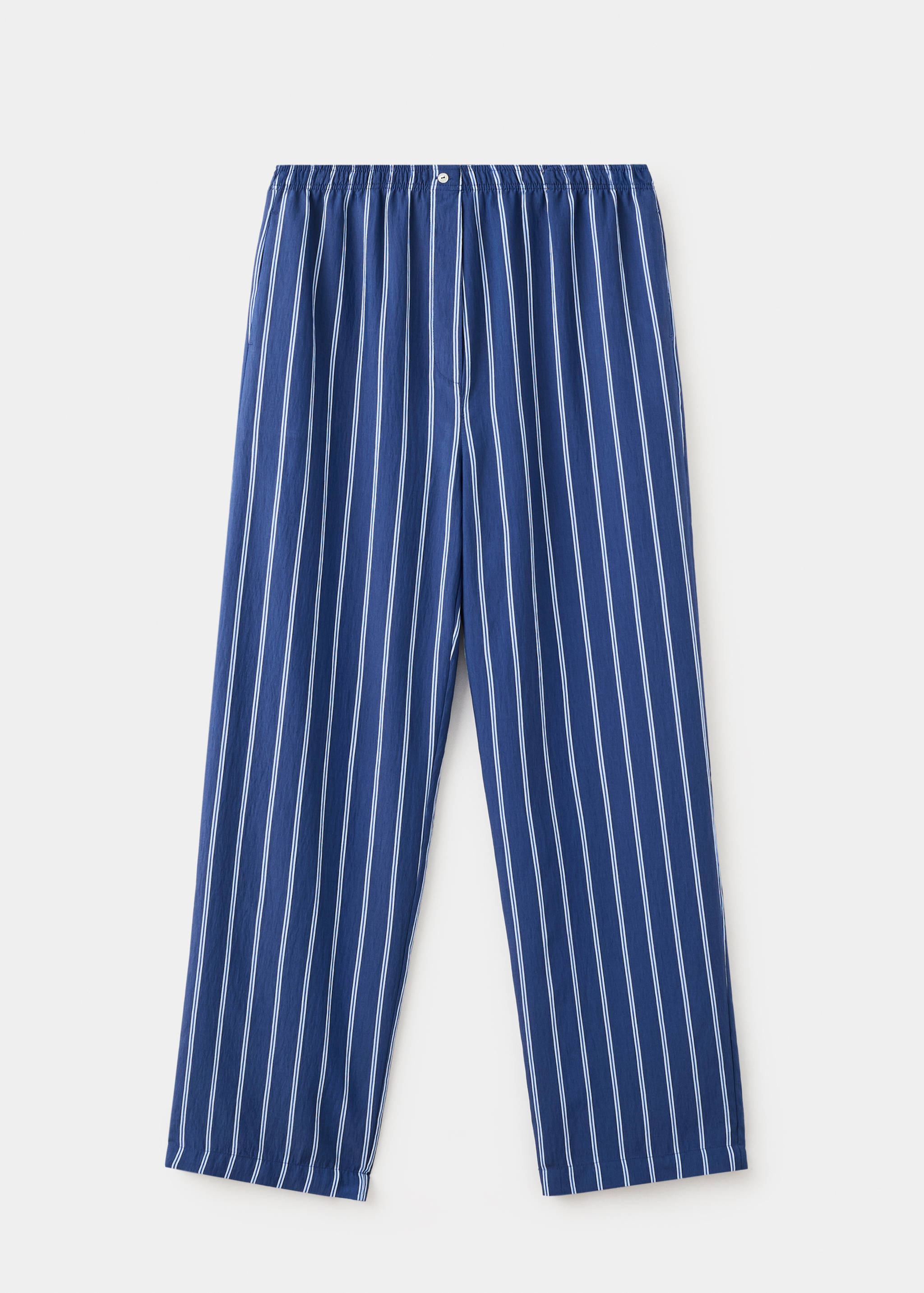 Striped pajama trousers - Article without model