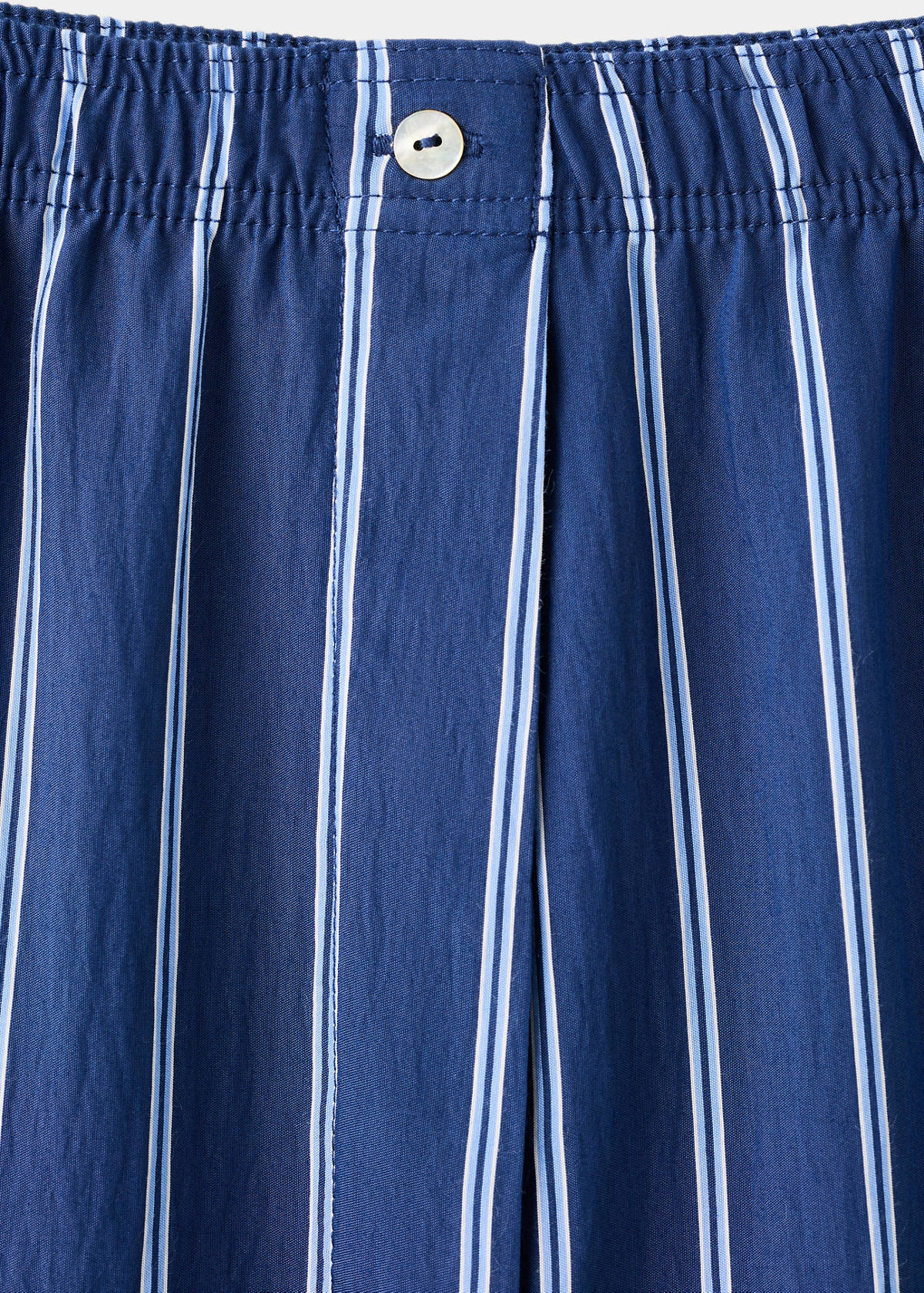 Striped pajama trousers — Indigo Blue