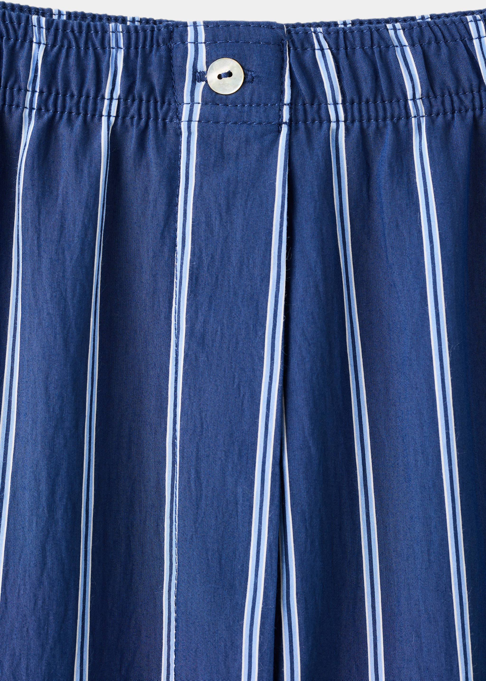 Striped pajama trousers - Details of the article 8