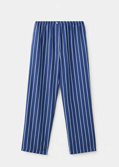 Striped pajama trousers — Indigo Blue 6