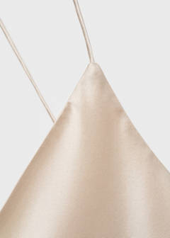 Silk pyjama top — Light/Pastel Grey 8