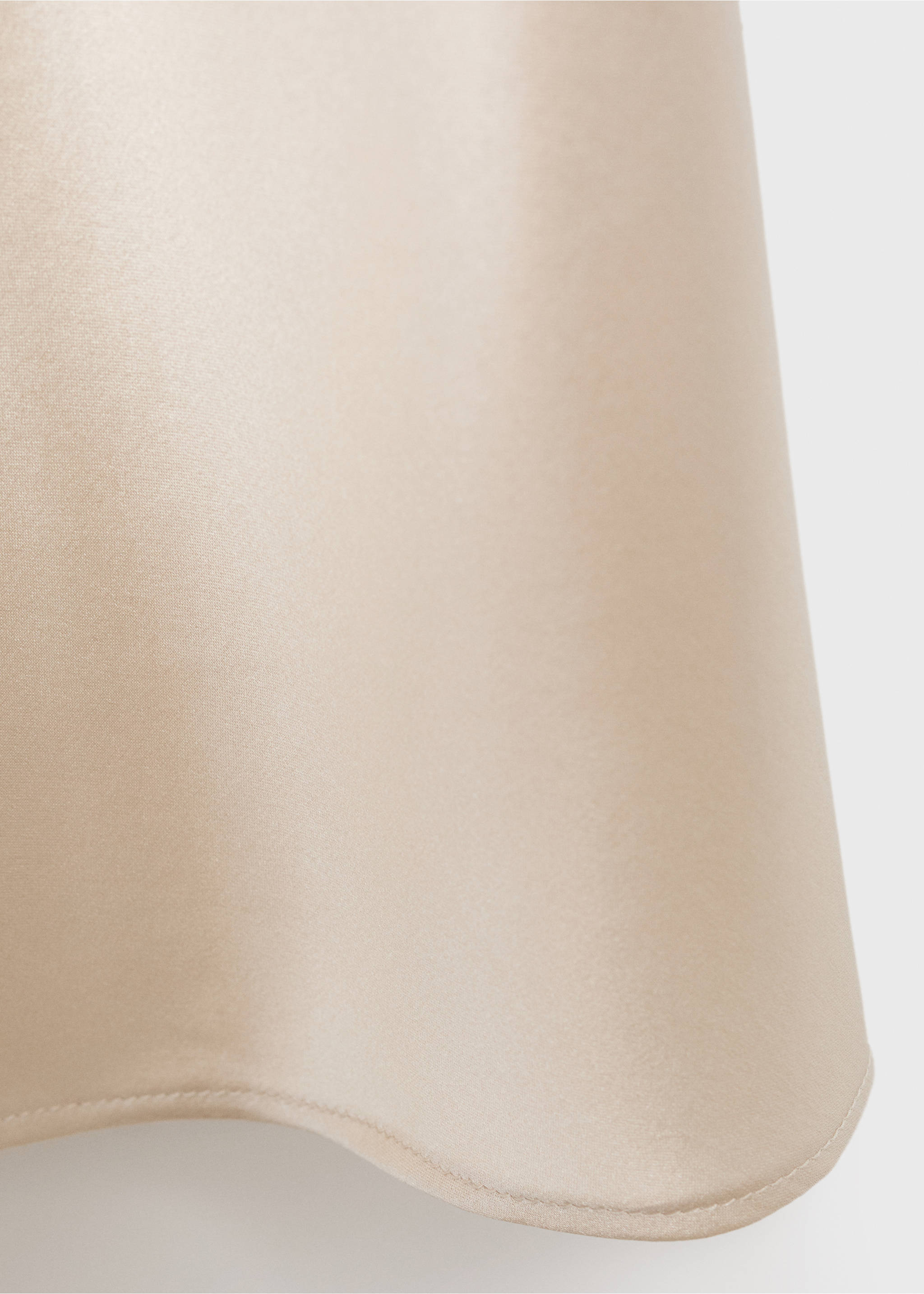 Silk pyjama top - Details of the article 0, Light/Pastel Grey. Ref: 27033329-00.