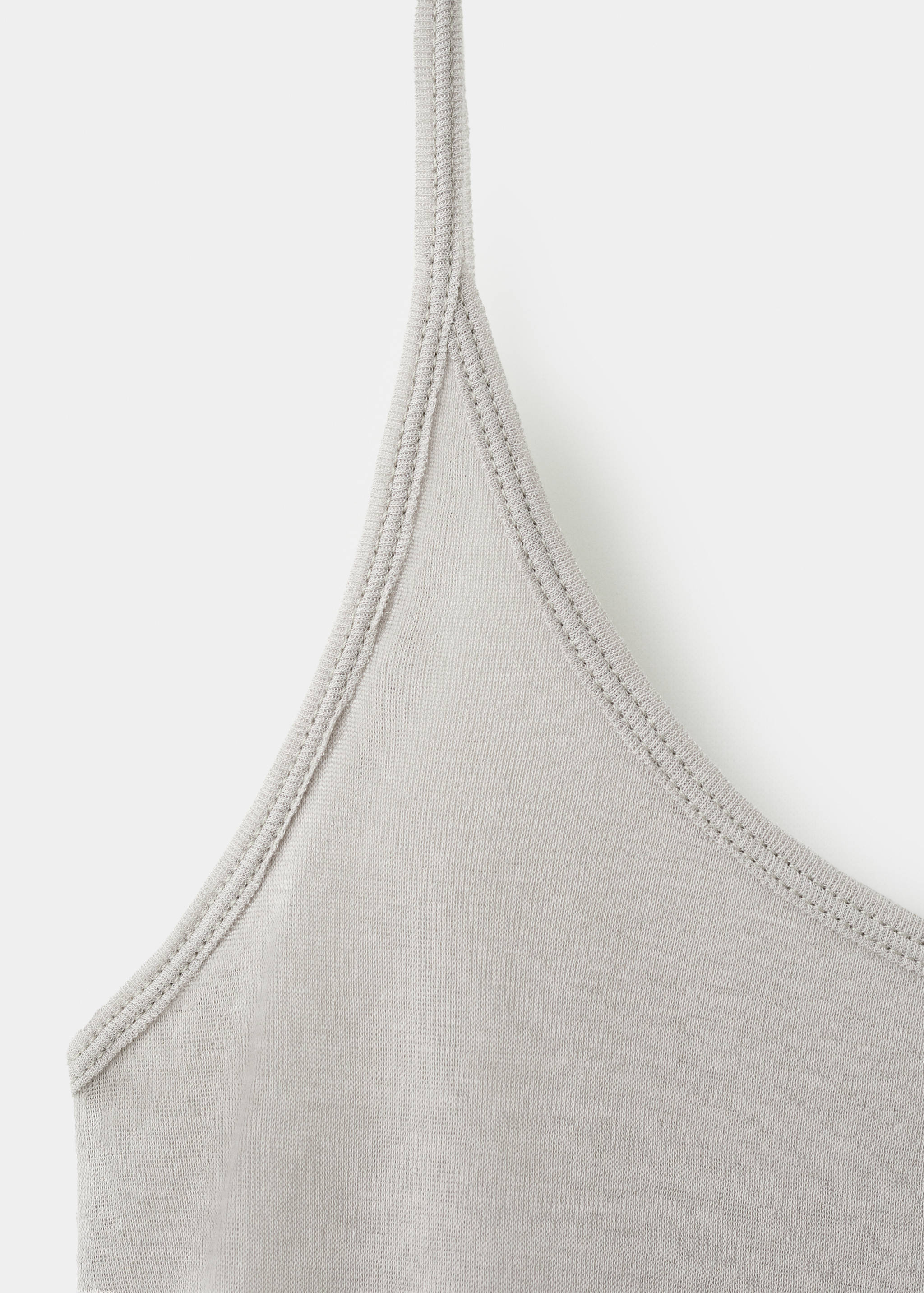 Cotton top with straps - Details of the article 8
