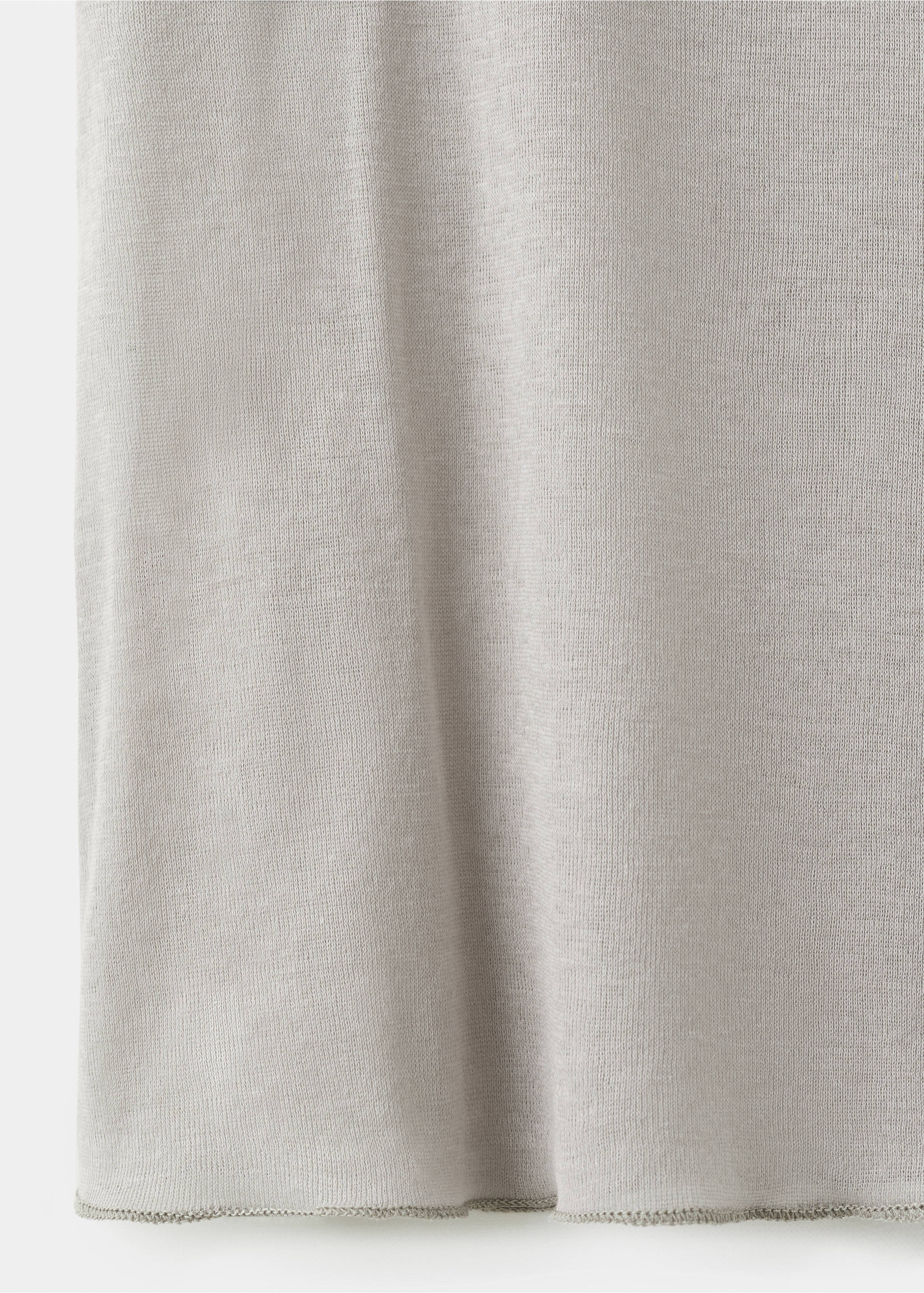 Cotton top with straps - Details of the article 0, Light/Pastel Grey. Ref: 27033334-00.