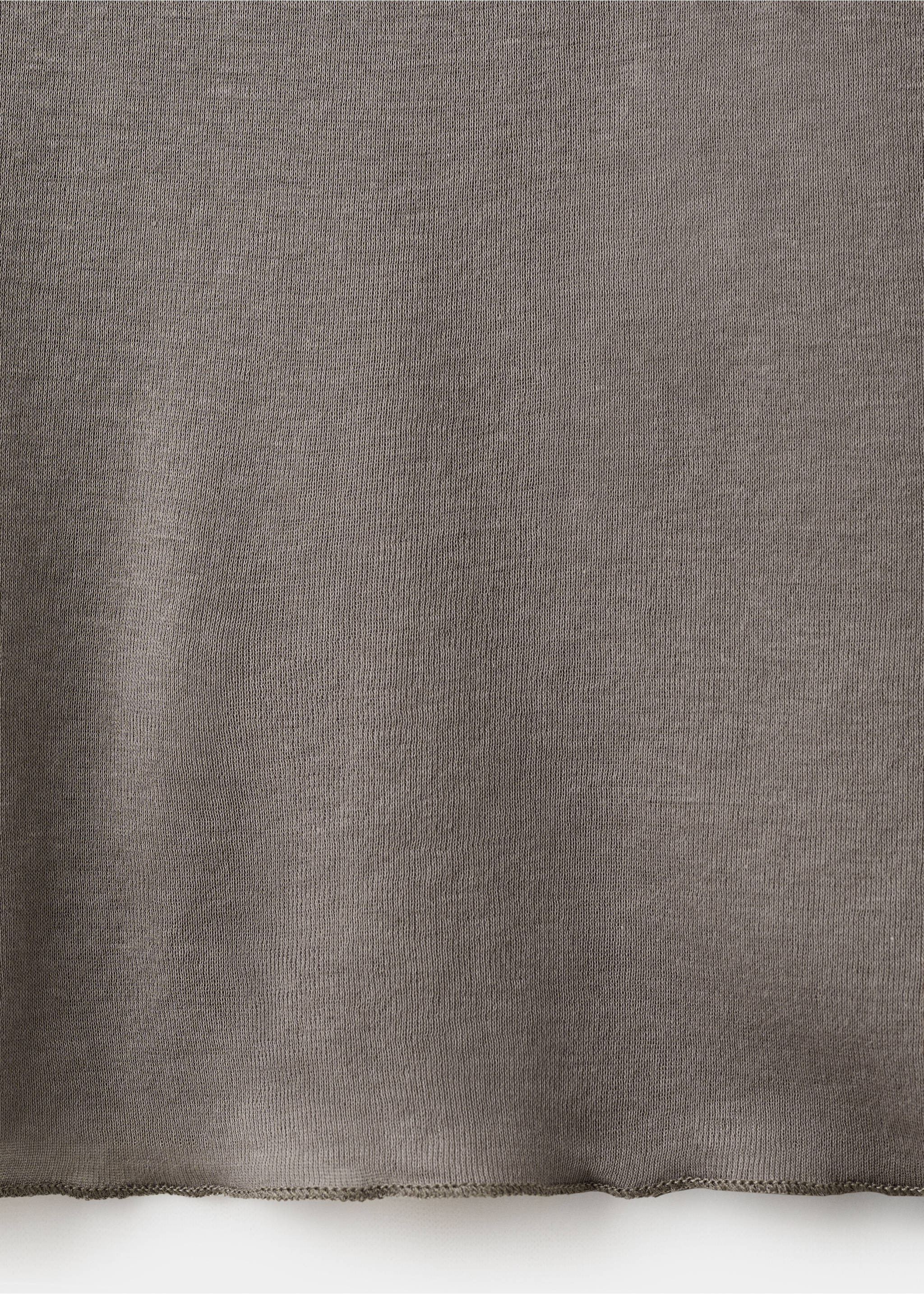 Cotton top with straps - Details of the article 0, Medium Brown. Ref: 27033334-00.