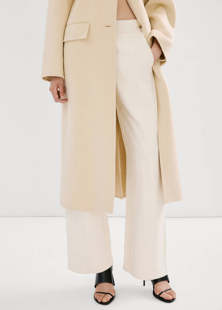Elastic waist cotton pants