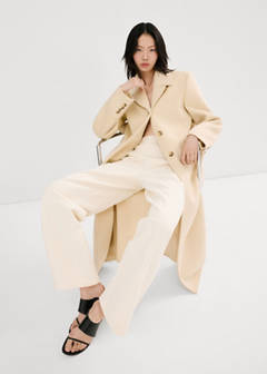 Elastic waist cotton trousers — Pastel Yellow 5