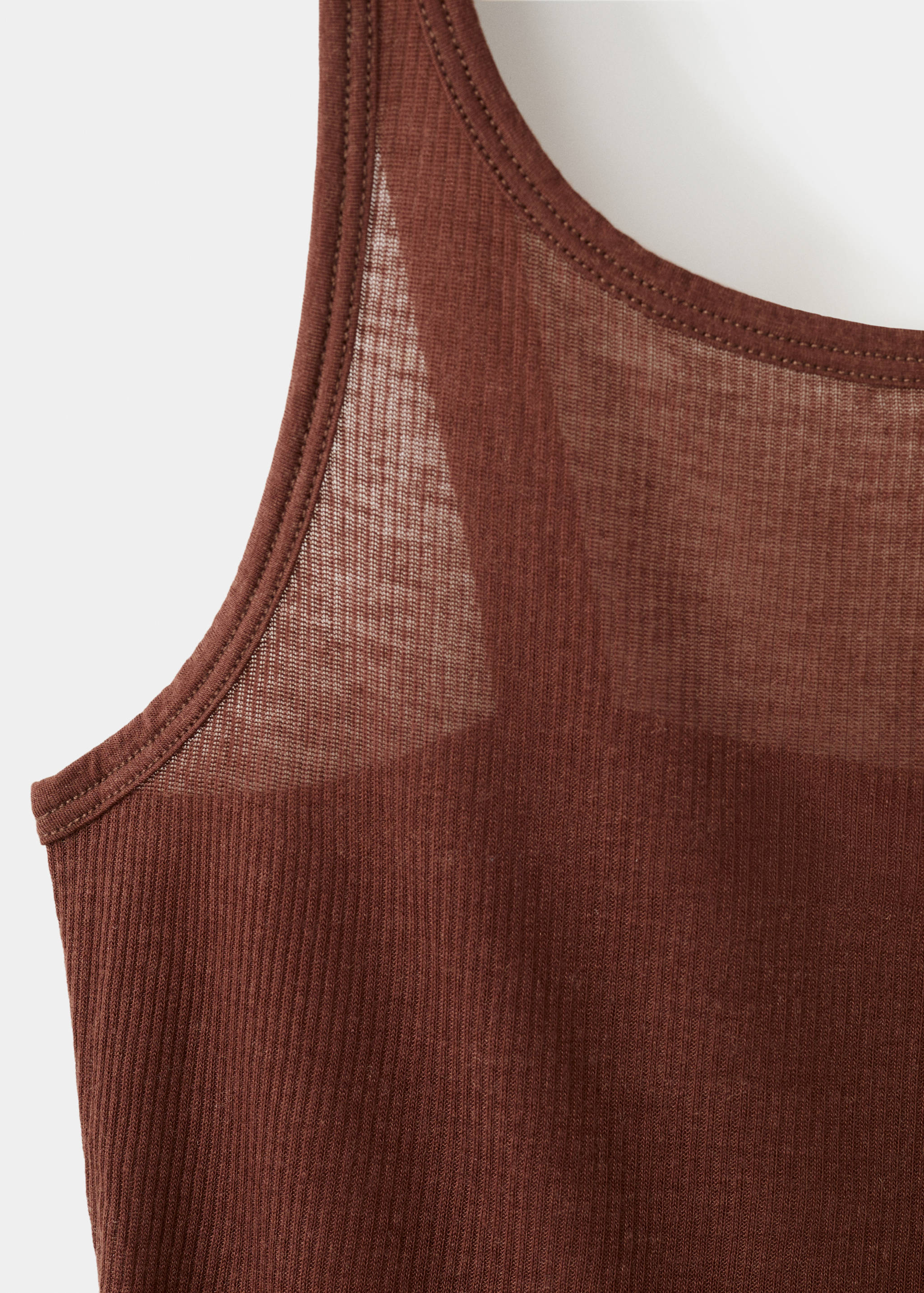 Seamless lyocell wool top - Details of the article 0
